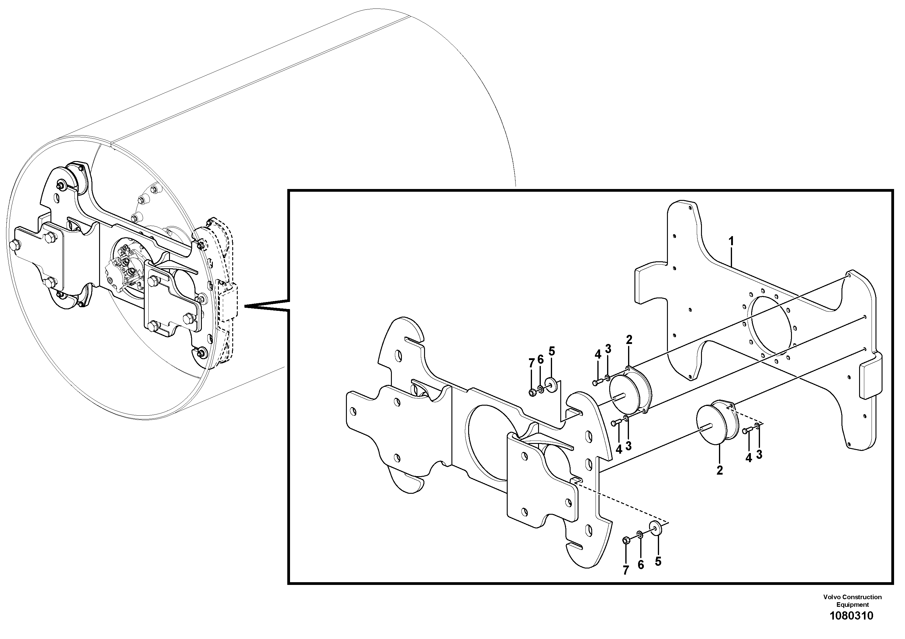 Rec.housing VOE12828532 VOLVO
