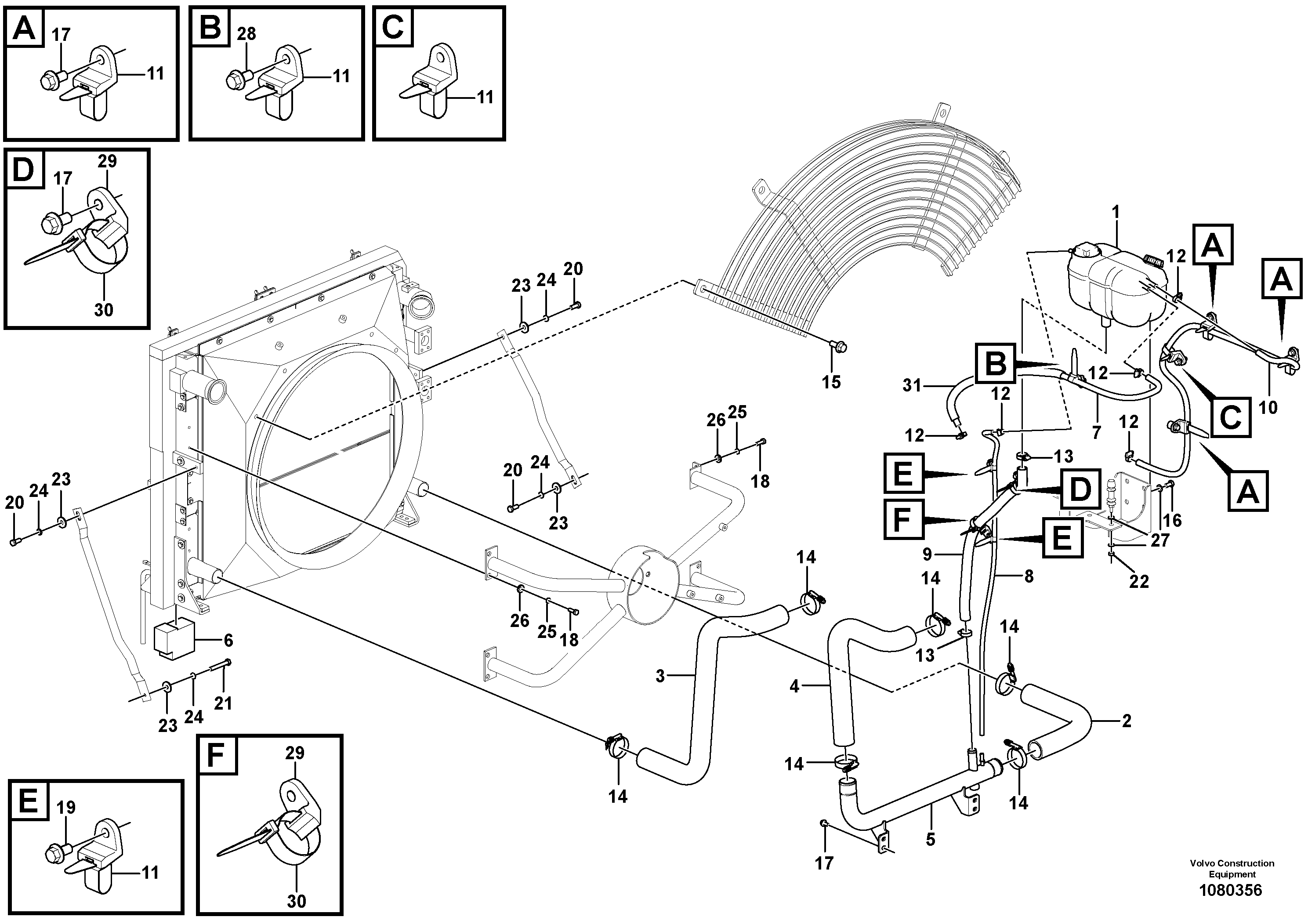 Oil ring VOE14882475 VOLVO