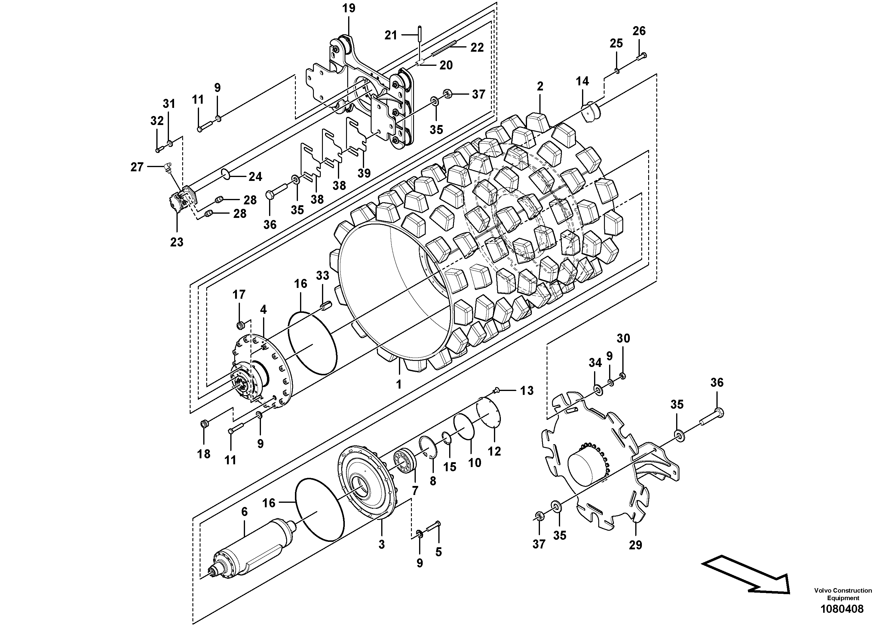 Opr Cylinder VOE12797936 VOLVO