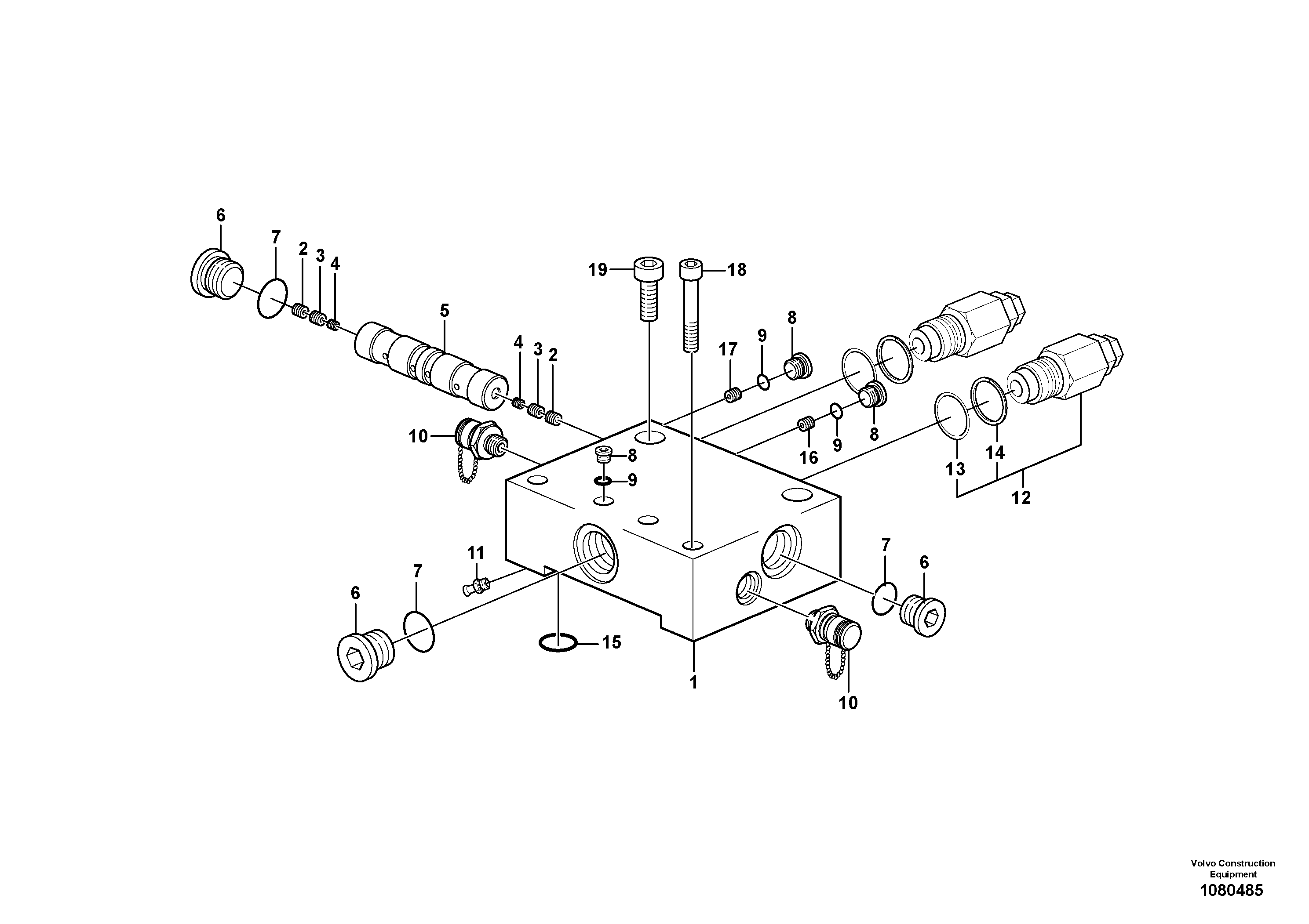 Bearing ring VOE17435107 VOLVO