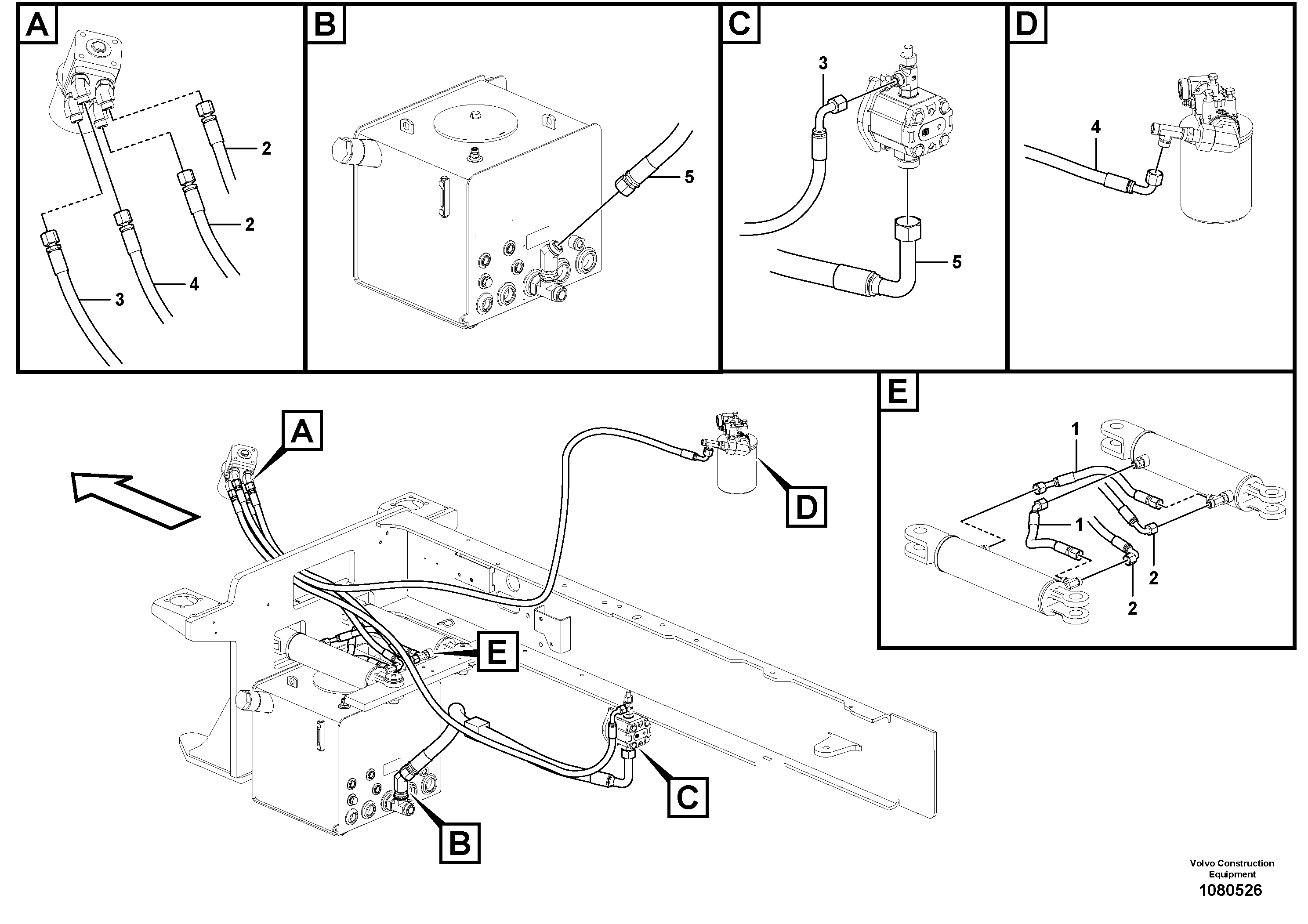Timing gear casing VOE12812760 VOLVO
