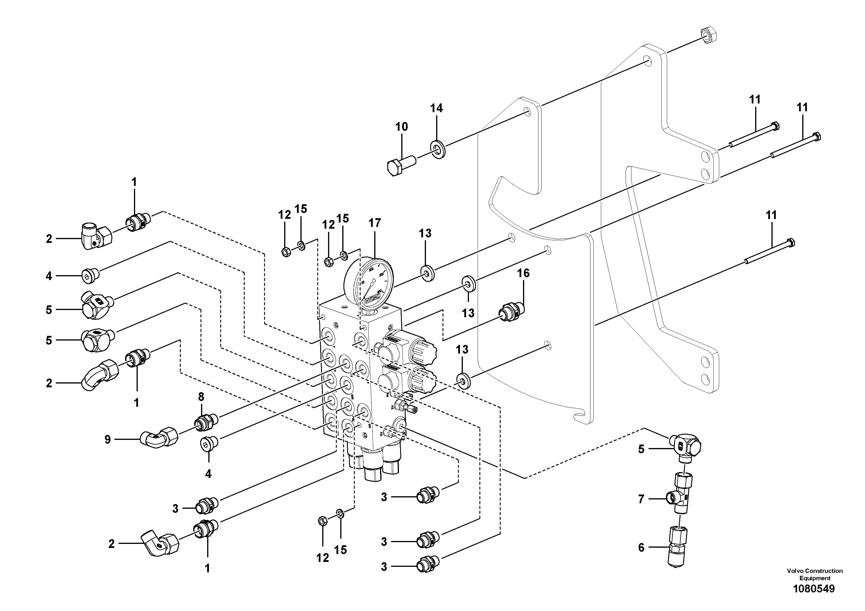 Maker's name plate (grey) VOE12769680 VOLVO