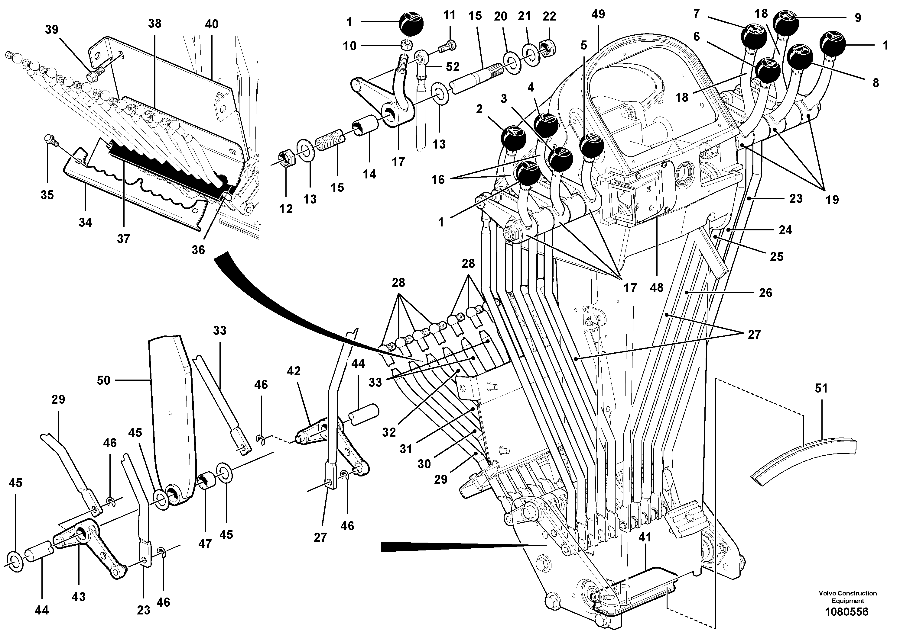 Rod End CH96144 VOLVO