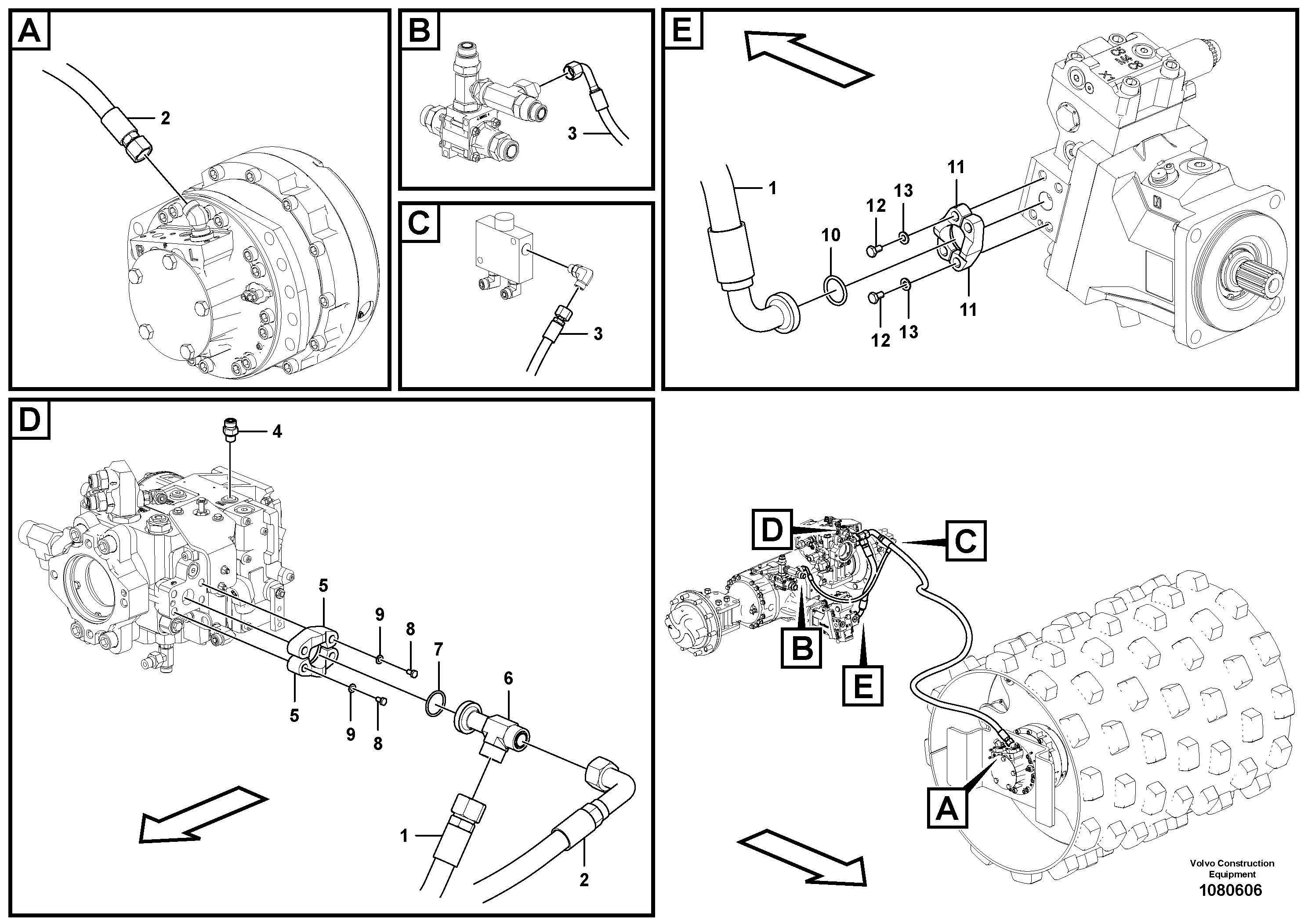 Timing gear casing VOE12813951 VOLVO