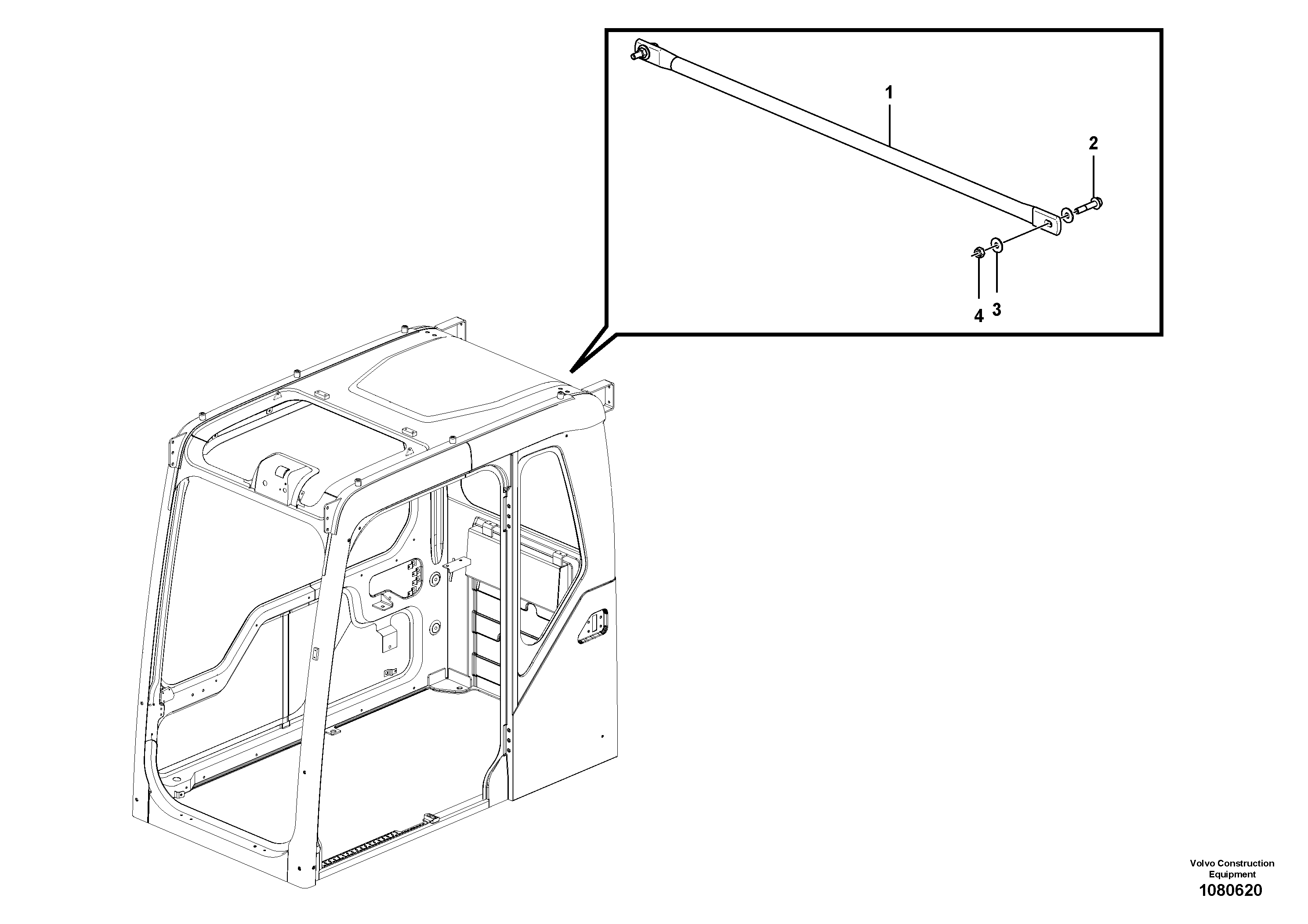 Protecting Roof VOE14693697 VOLVO