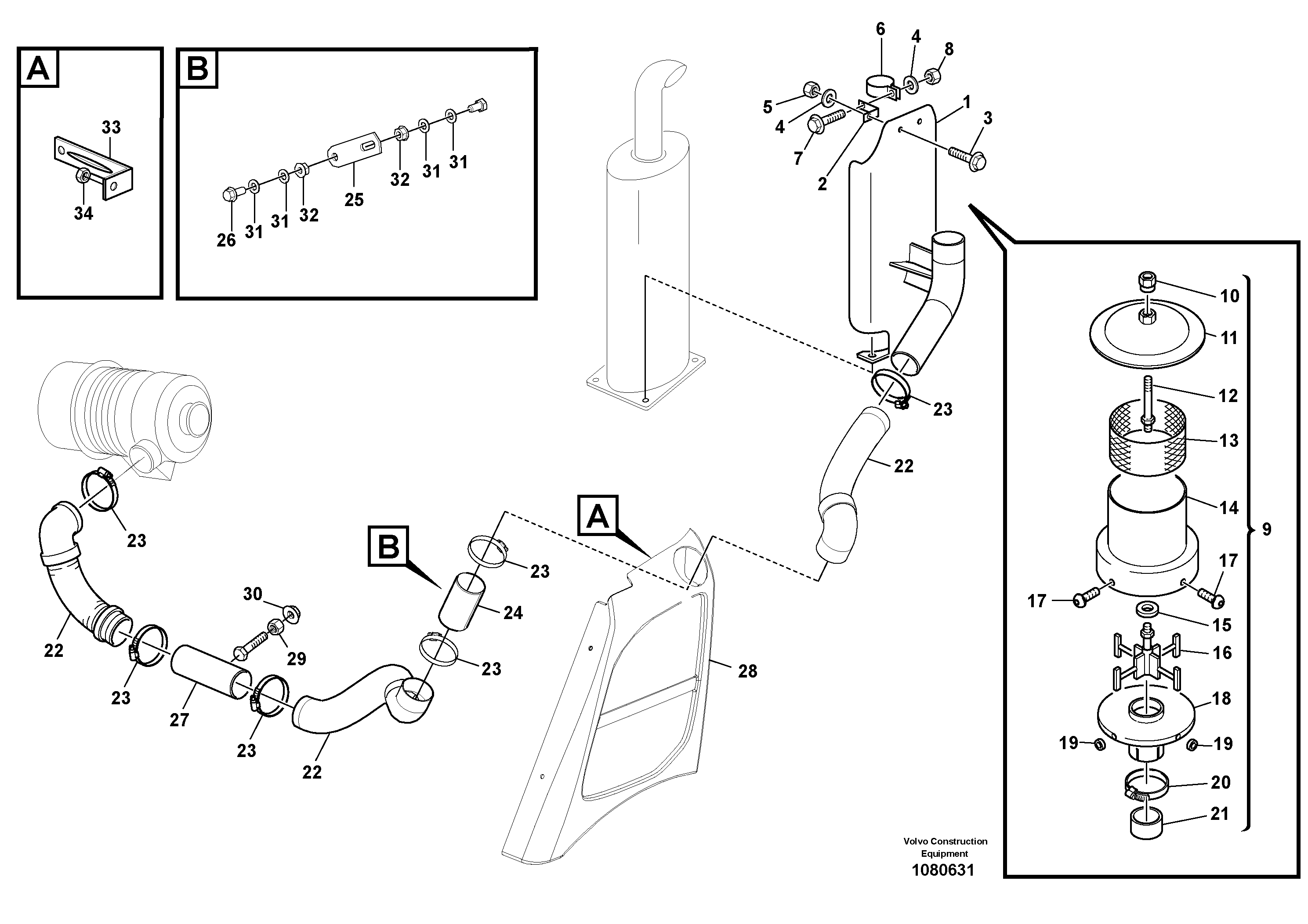 Bracket VOE15214150 VOLVO