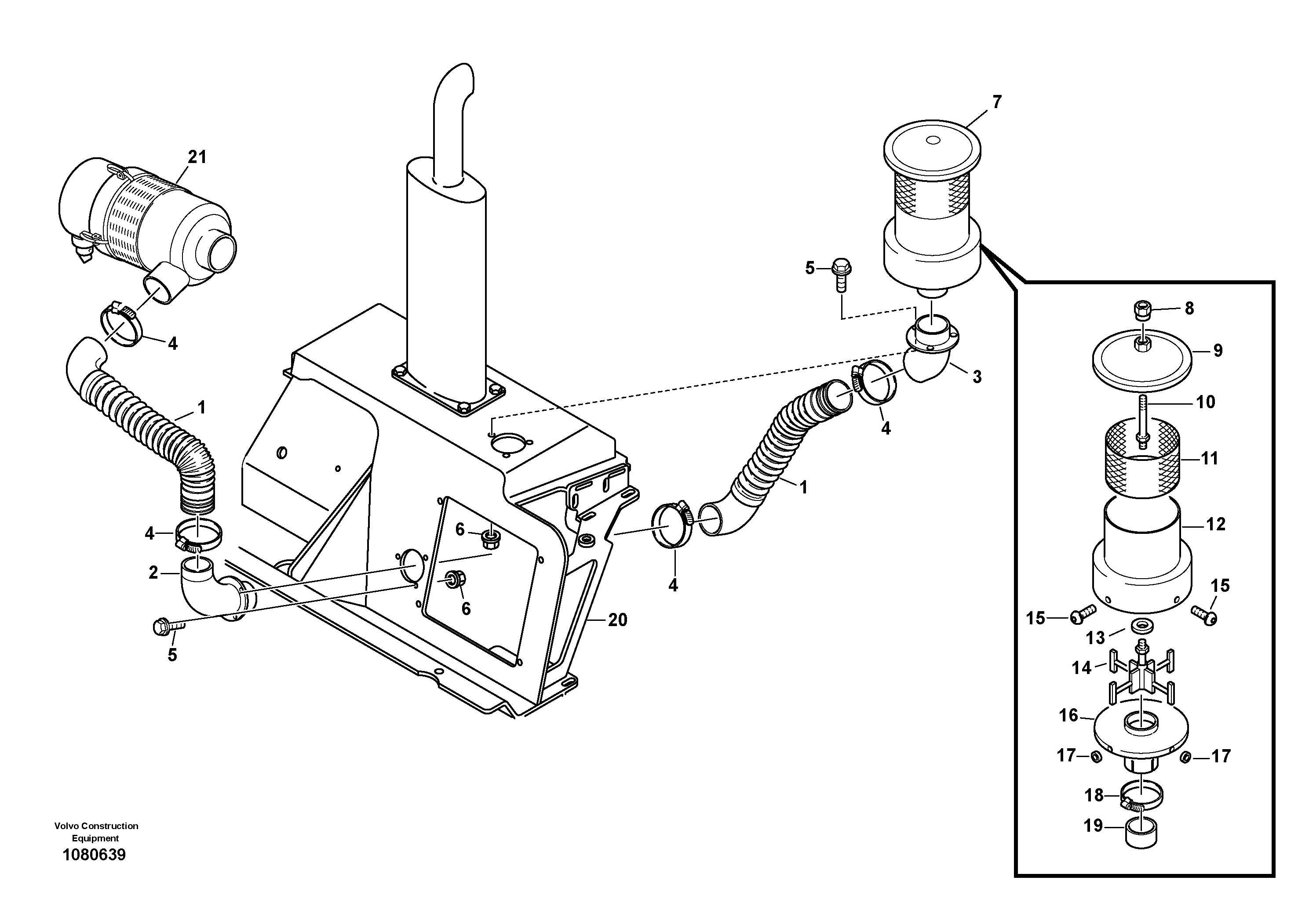 Oil Draining VOE11305624 VOLVO