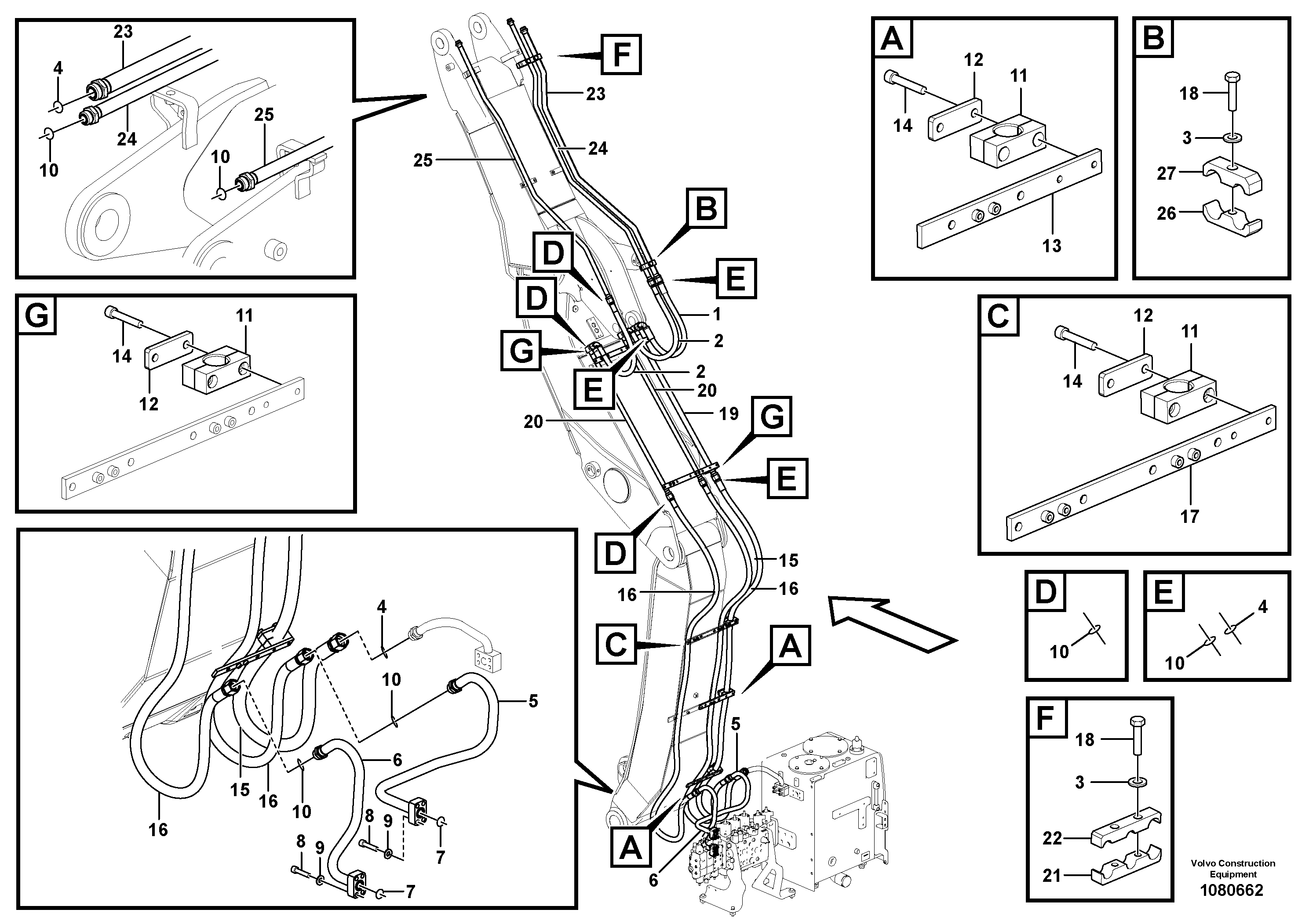 Timing gear casing VOE14698258 VOLVO
