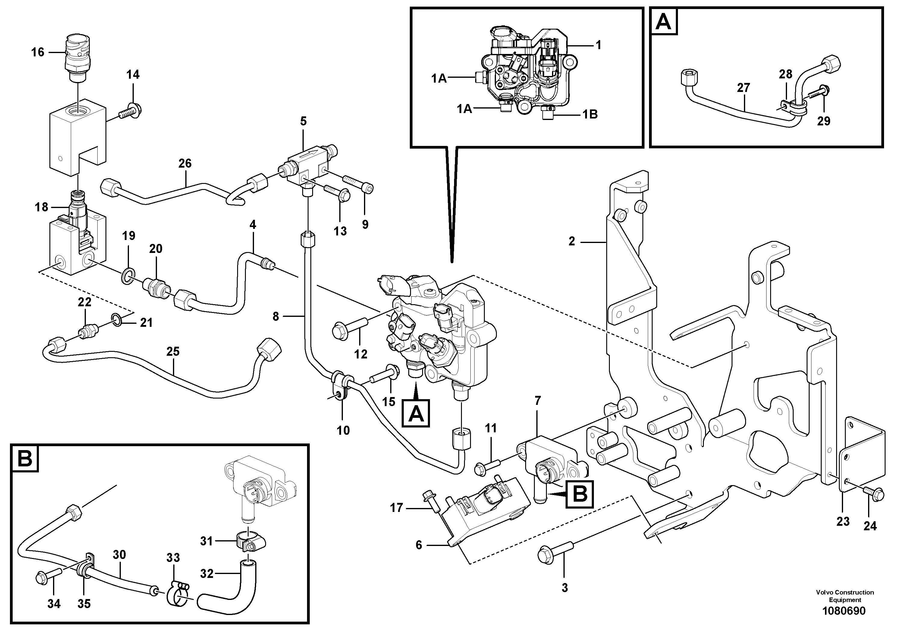 Pipe 21854182 VOLVO