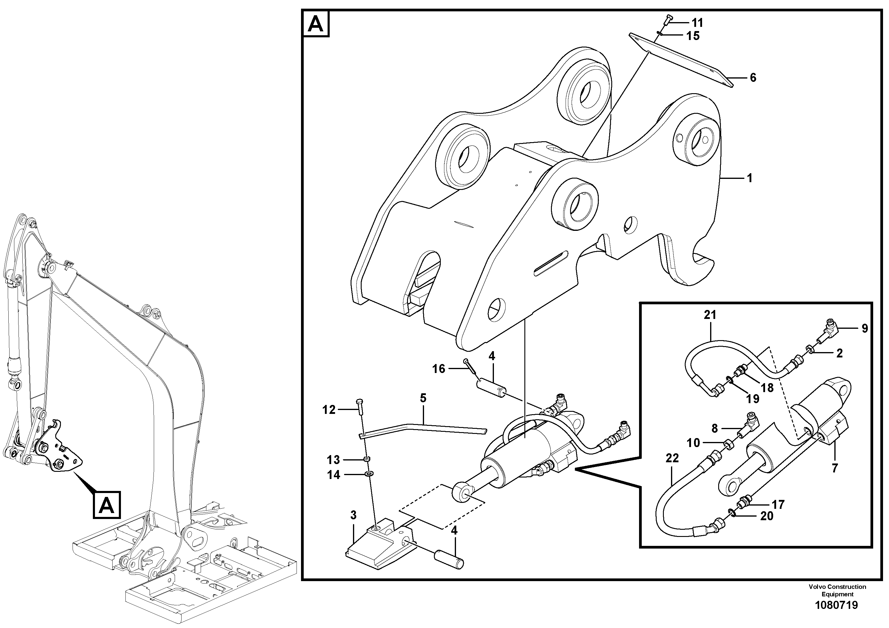 Box Turning Device VOE14722116 VOLVO