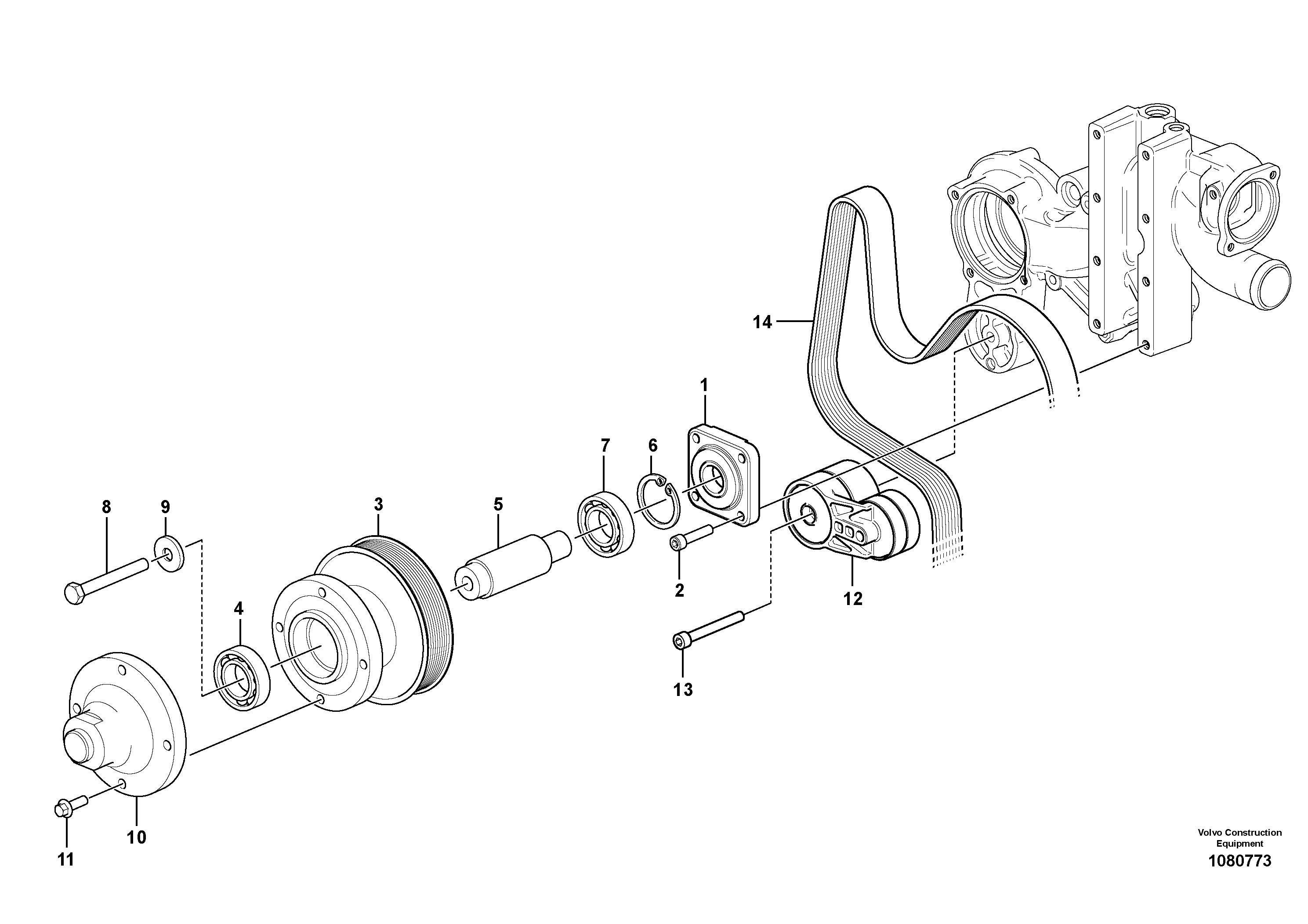 Reversing Valve VOE23318741 VOLVO