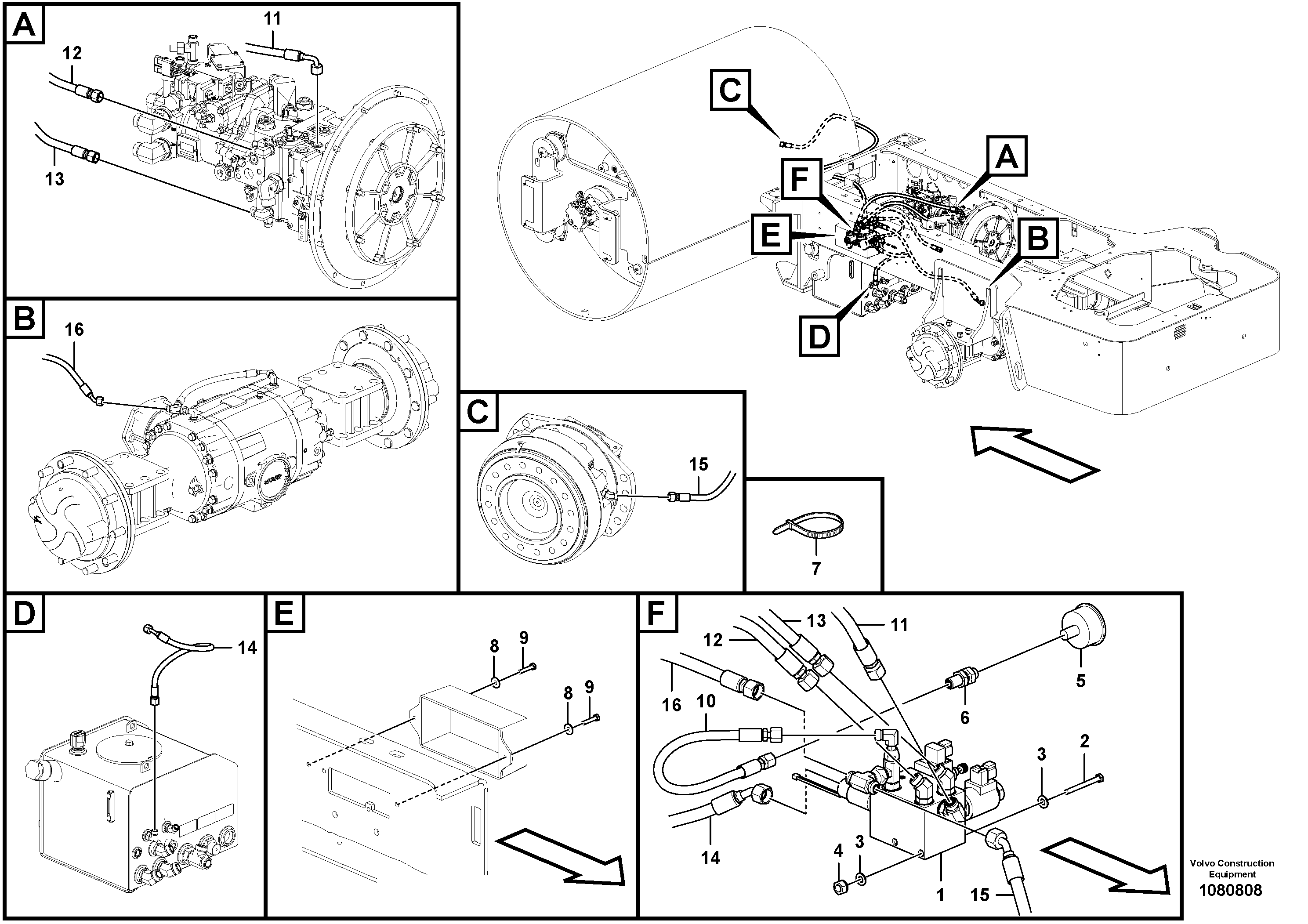 Timing gear casing VOE12817746 VOLVO