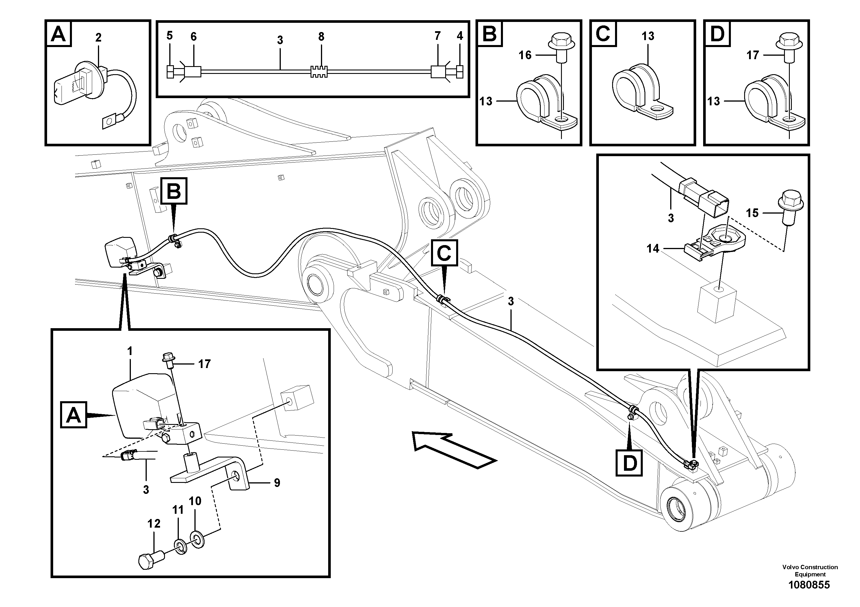 Support Leg VOE14690139 VOLVO