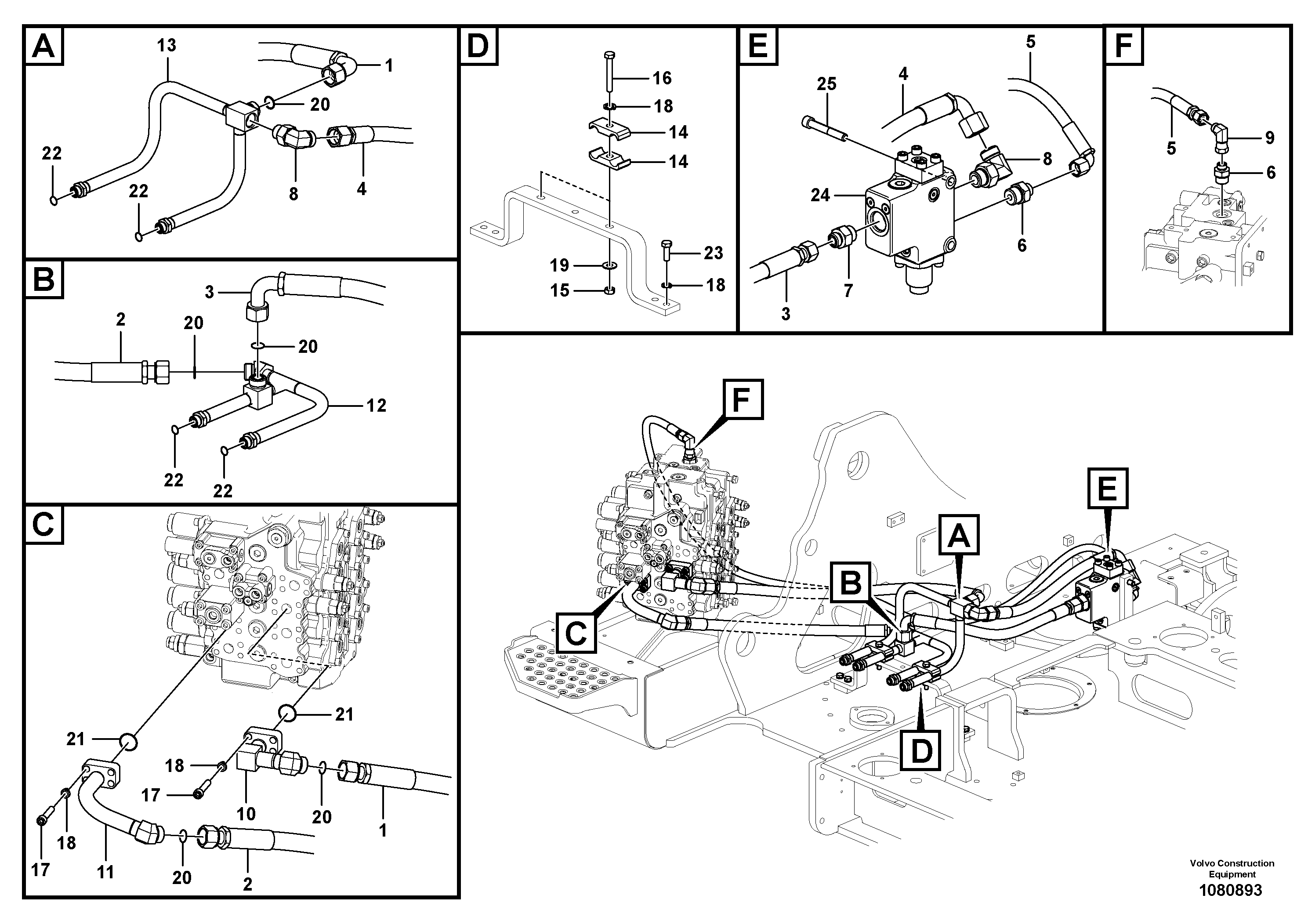Hose assembly VOE938184 VOLVO