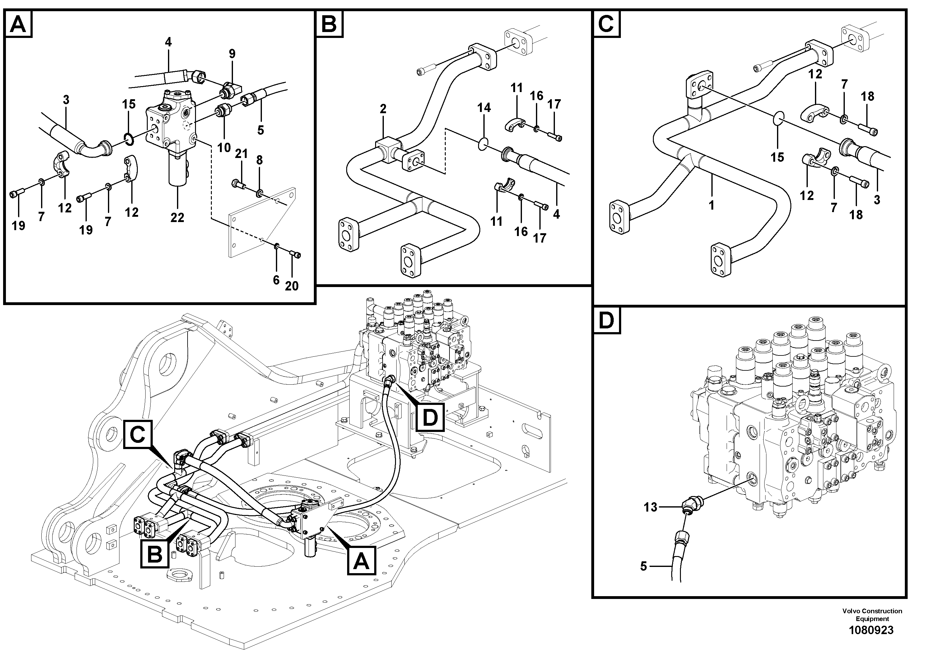 Timing gear casing VOE14699138 VOLVO