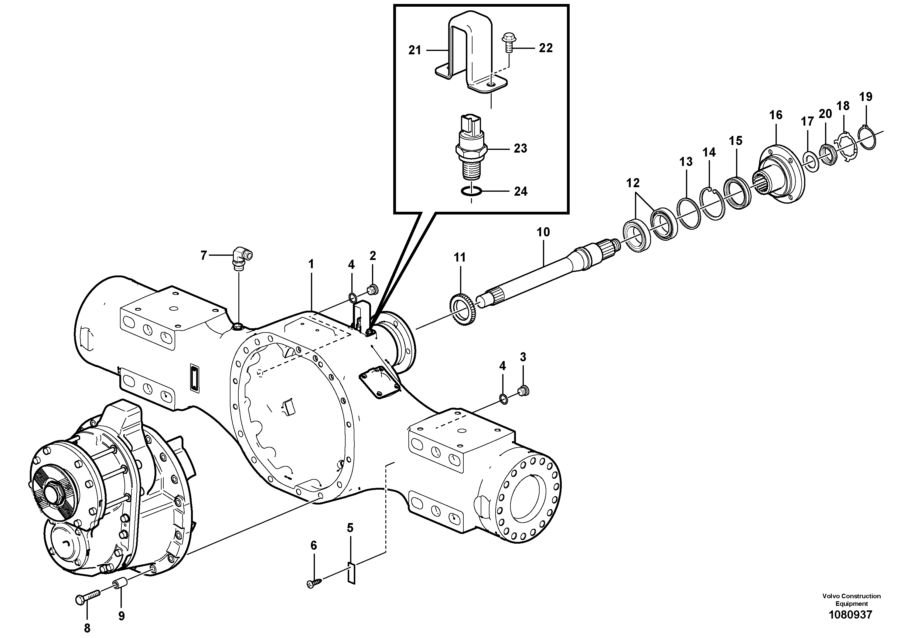 Bearing Housing VOE17217484 VOLVO