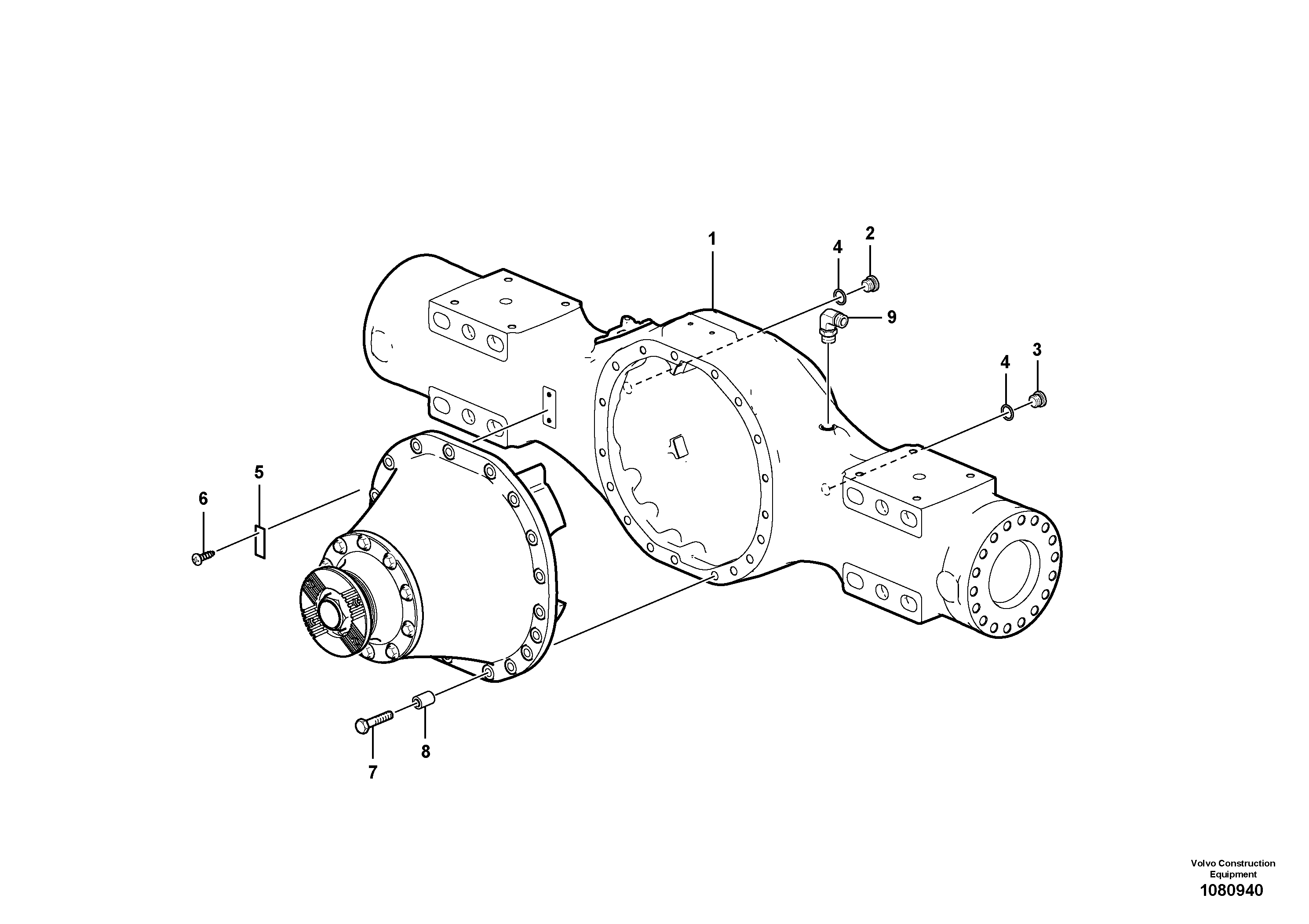 Bearing Housing VOE17217520 VOLVO