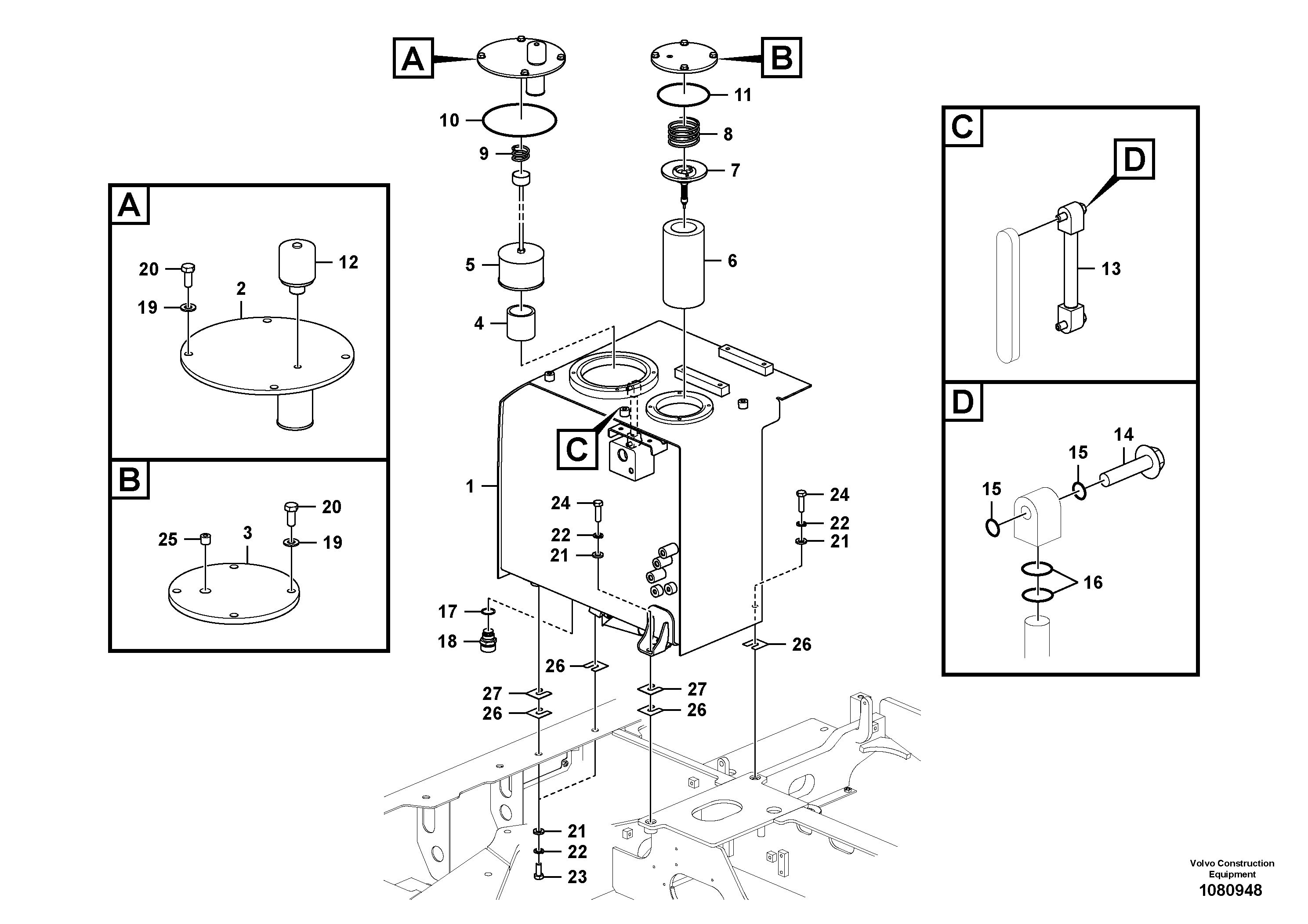 Frame, Lh VOE14724654 VOLVO