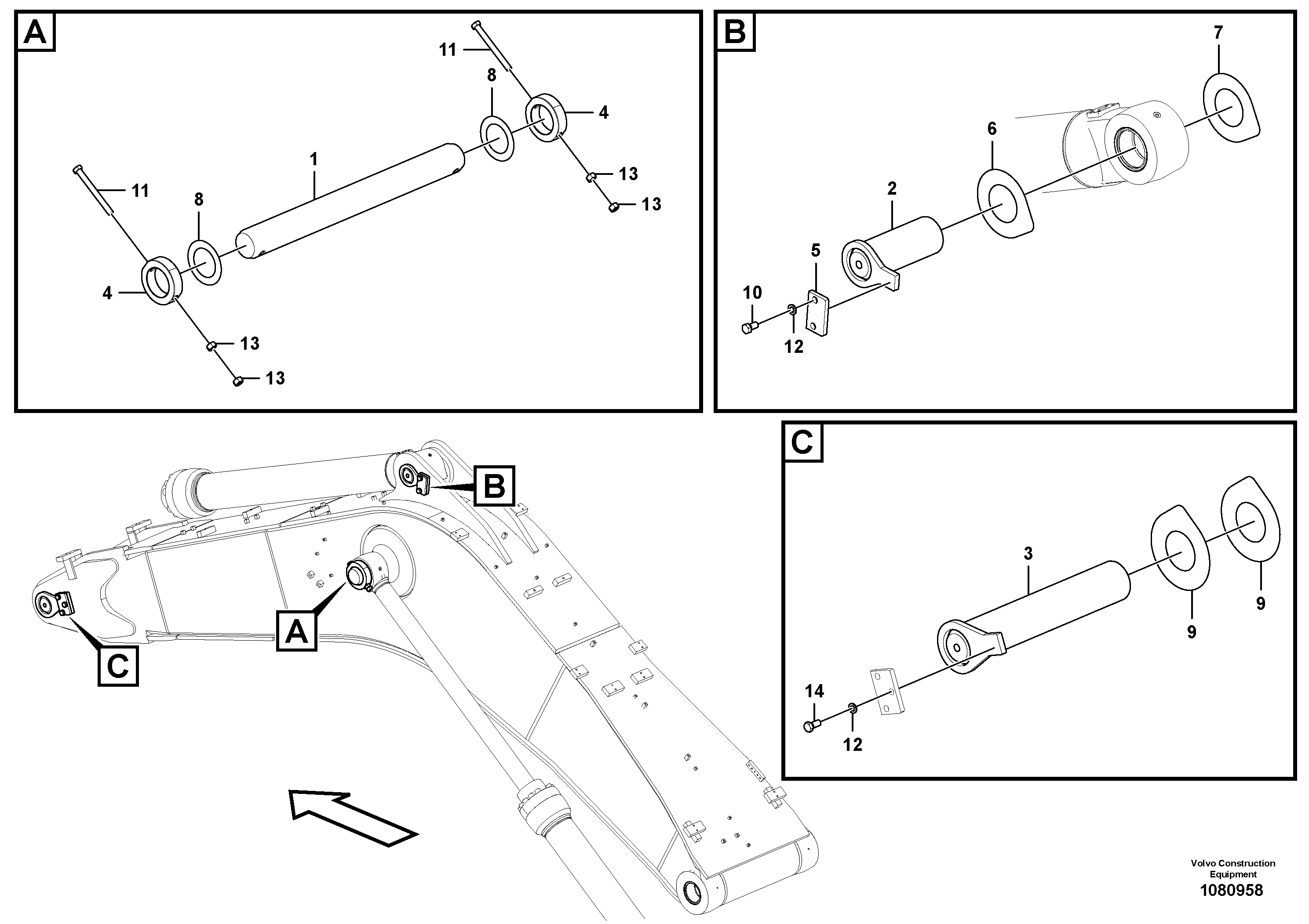 Swg Lk Cylinder VOE14711397 VOLVO