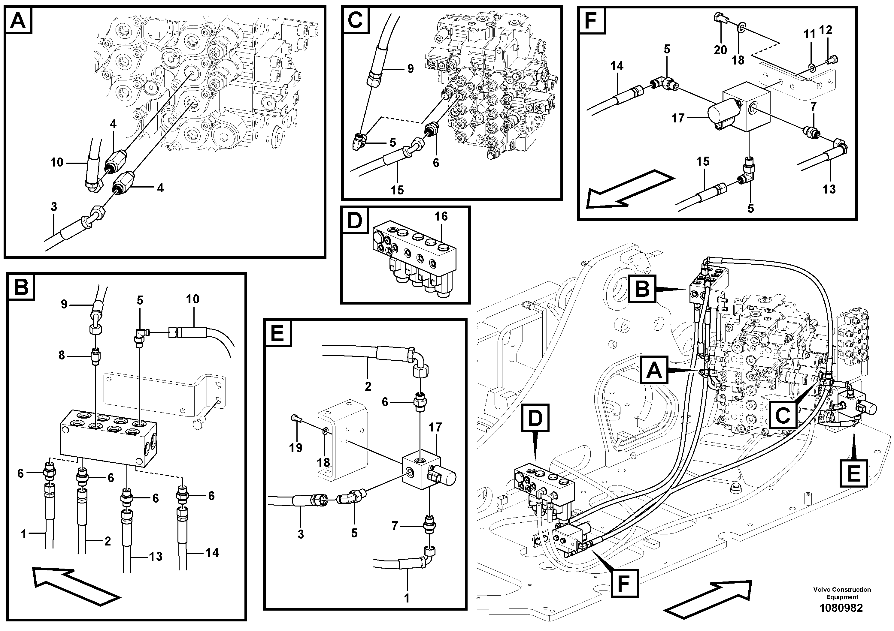 Timing gear casing VOE15175248 VOLVO