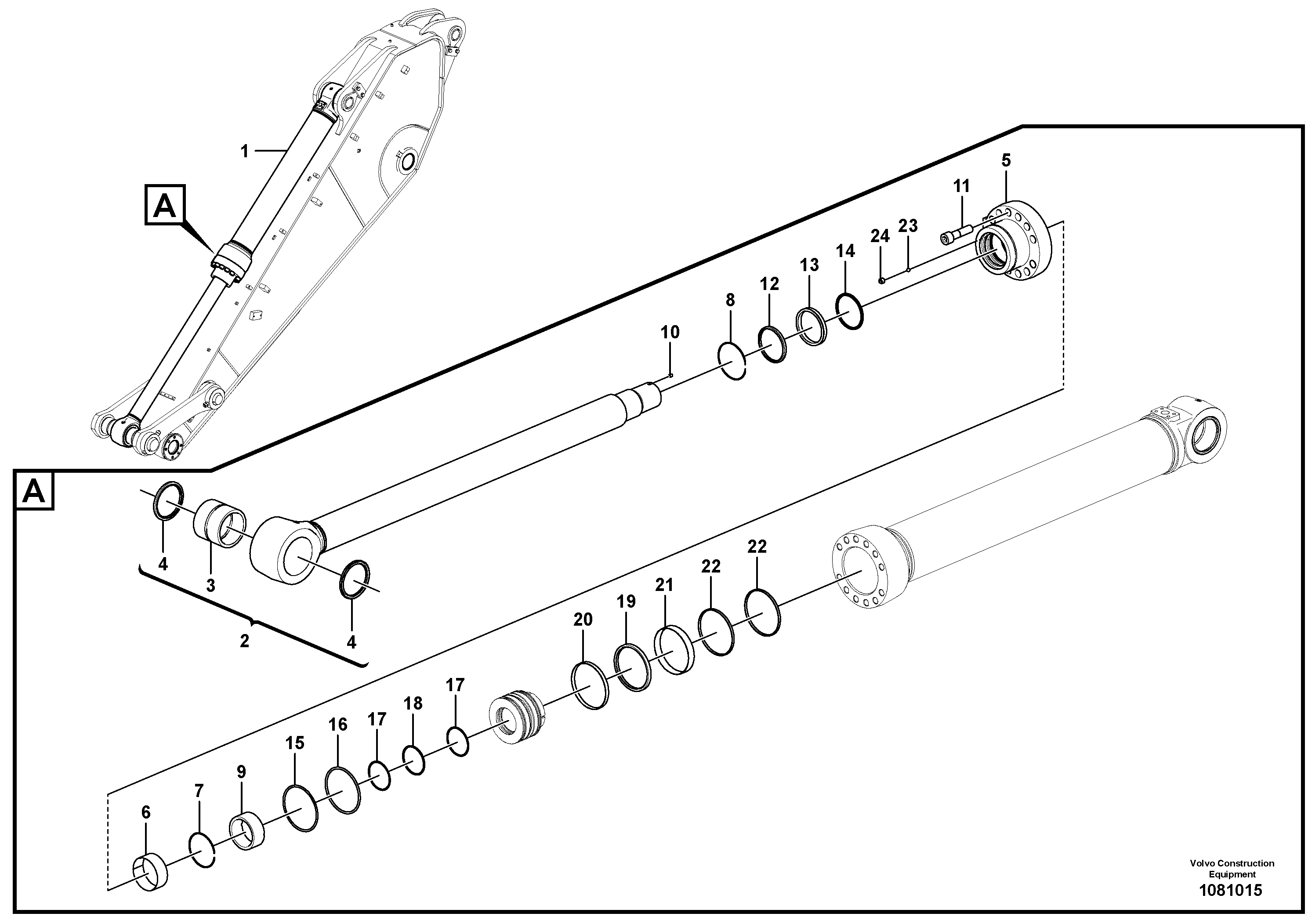 Cabin roof VOE14692080 VOLVO