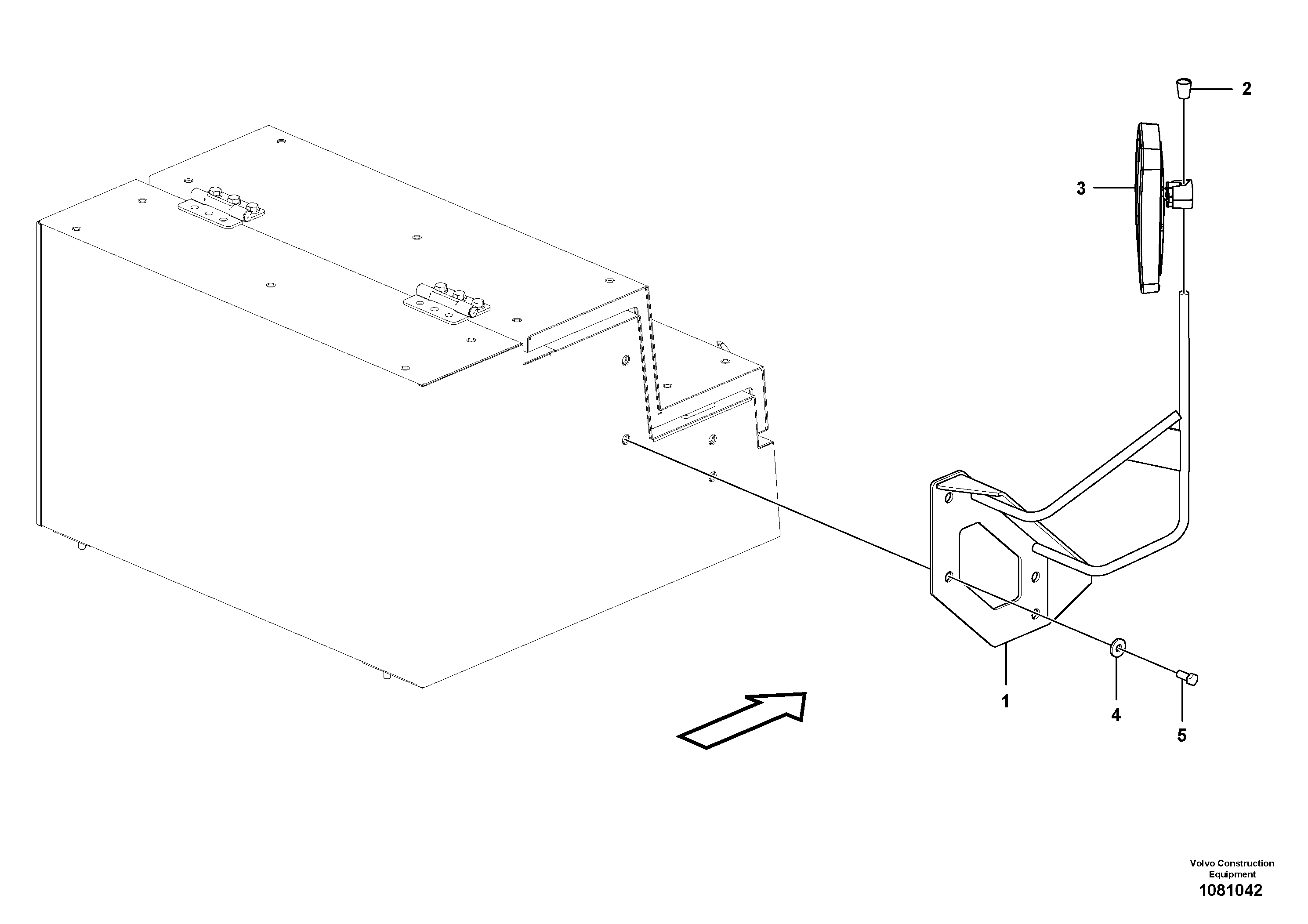 Seat frame VOE14700462 VOLVO