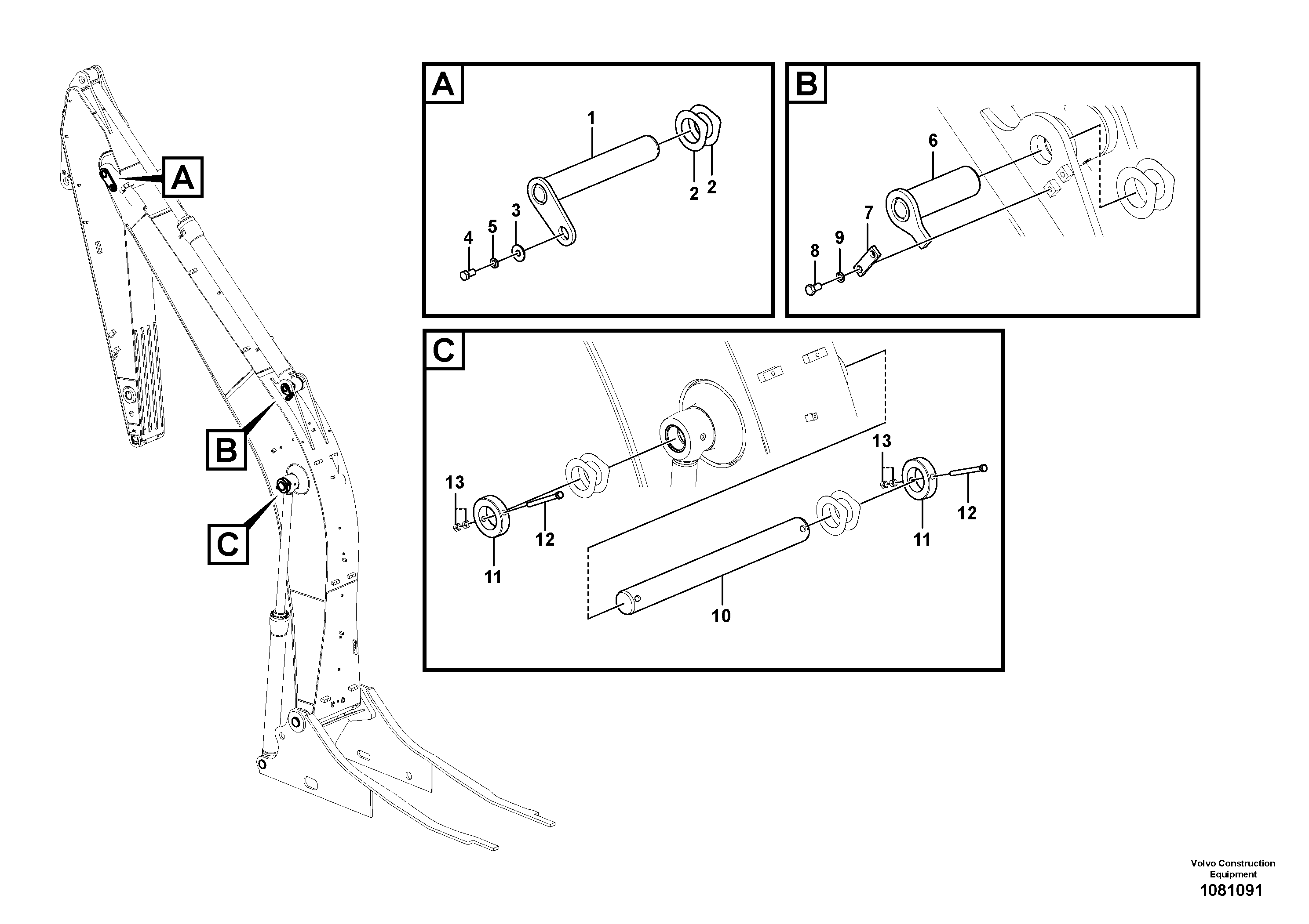 Swg Lk Cylinder VOE14676758 VOLVO
