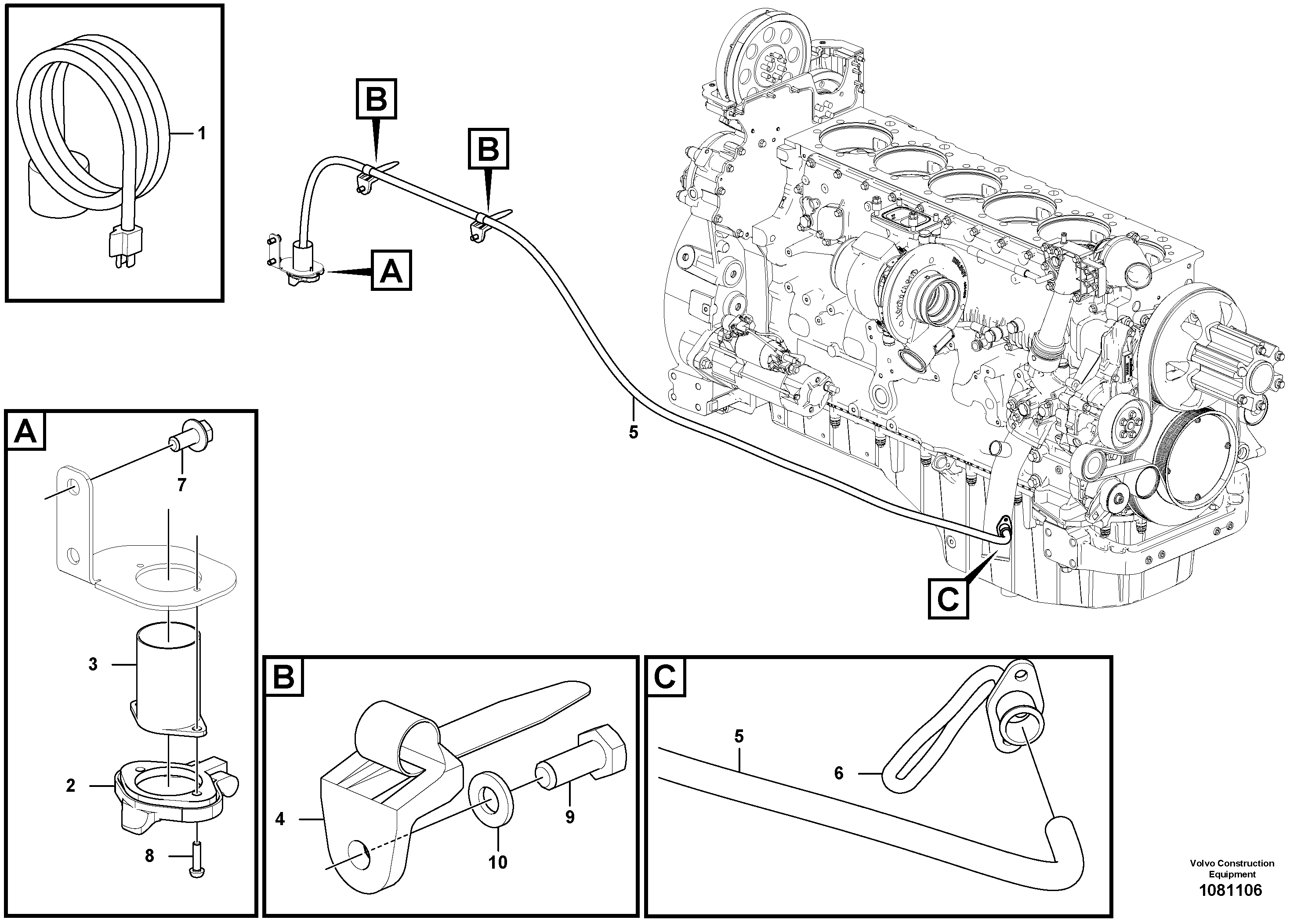 Radio Support VOE14672943 VOLVO