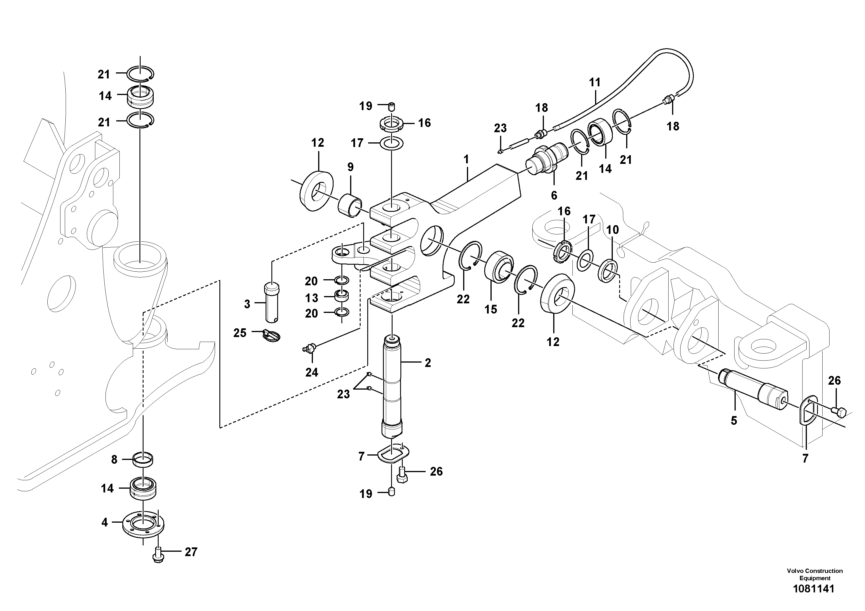 Starter motor - VOE15233282 VOLVO