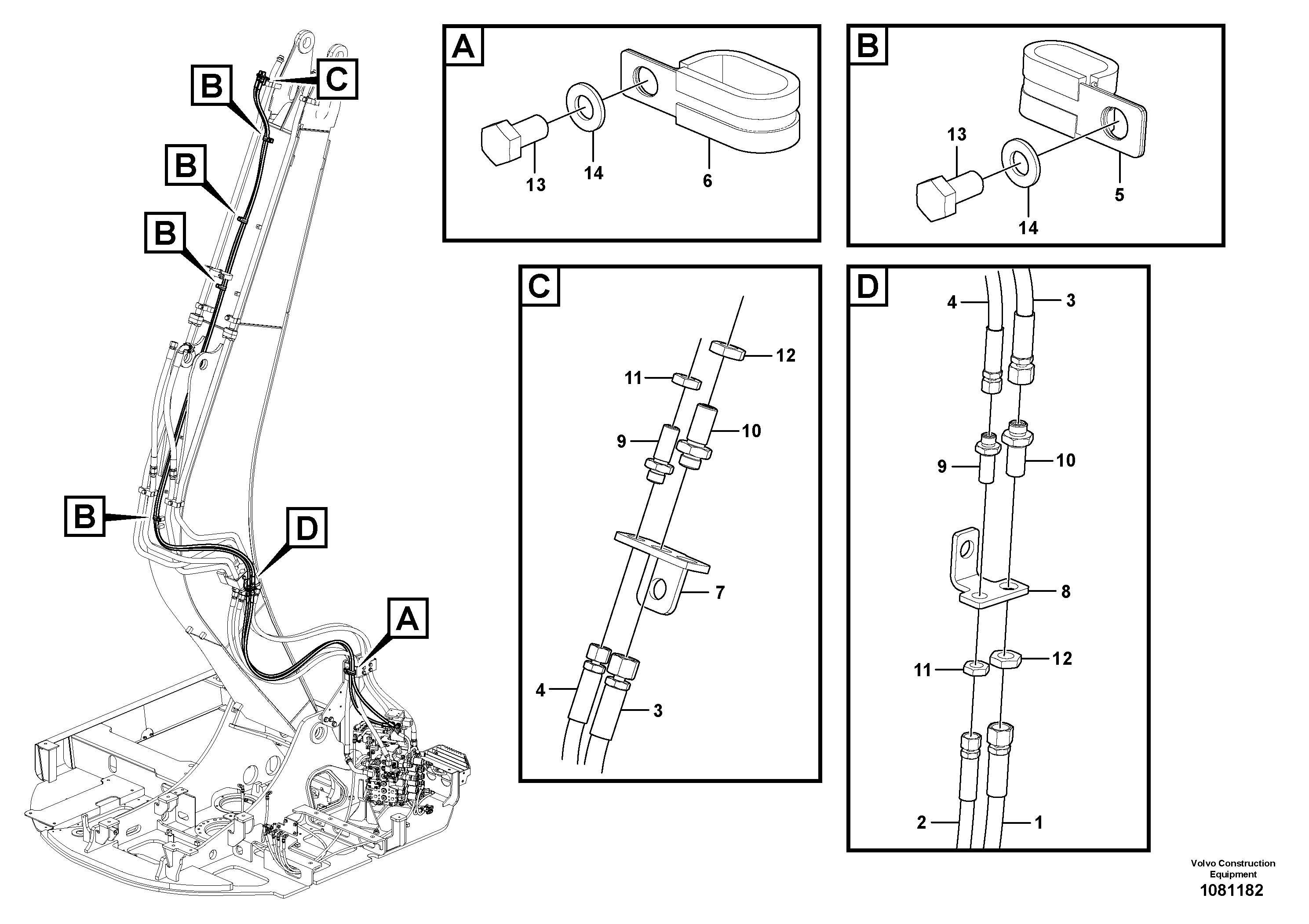 Timing gear casing VOE15801210 VOLVO