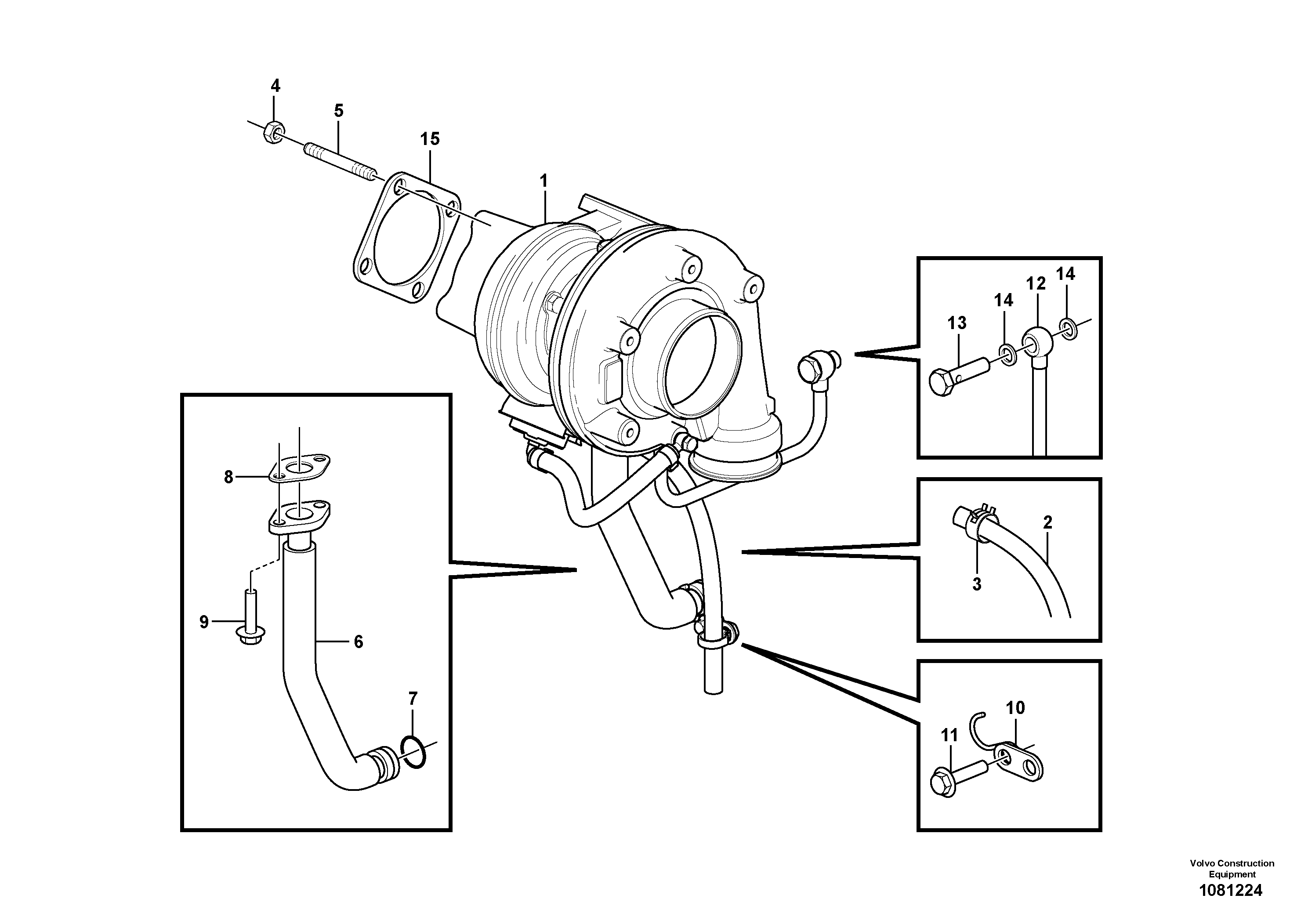Oil Line VOE22429608 VOLVO