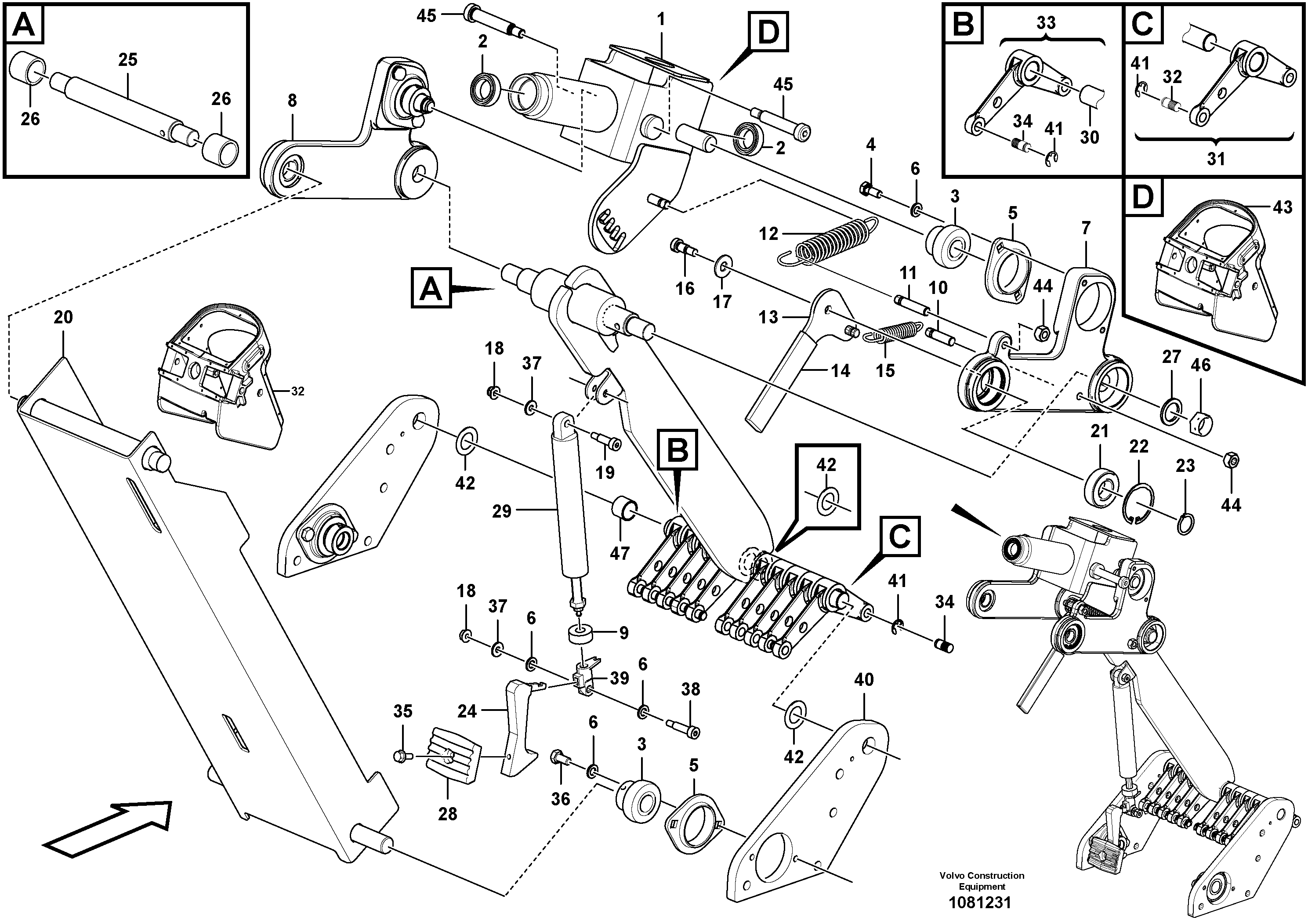 Pivot Pin CH96710 VOLVO