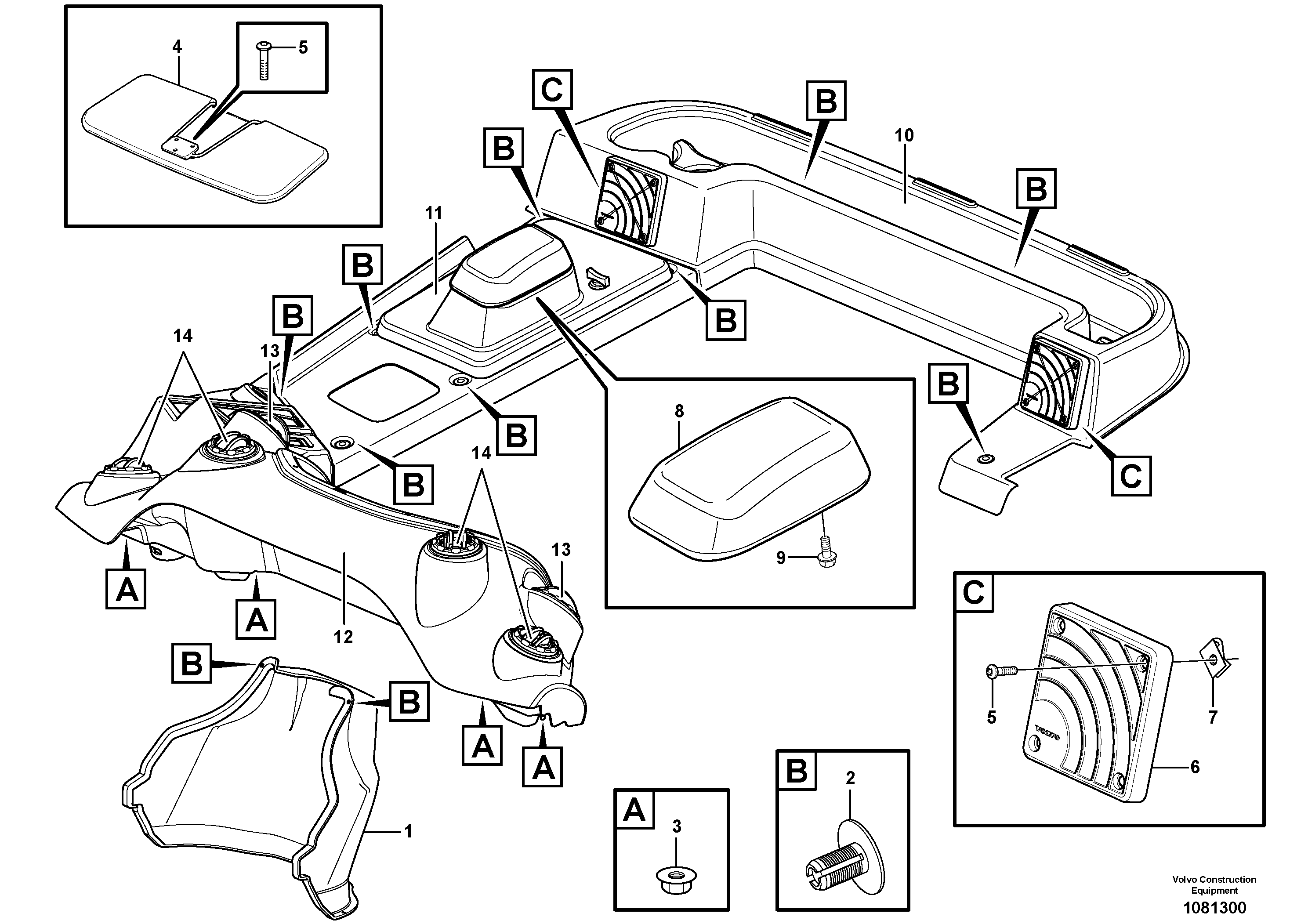 Bolt Plate VOE15213655 VOLVO