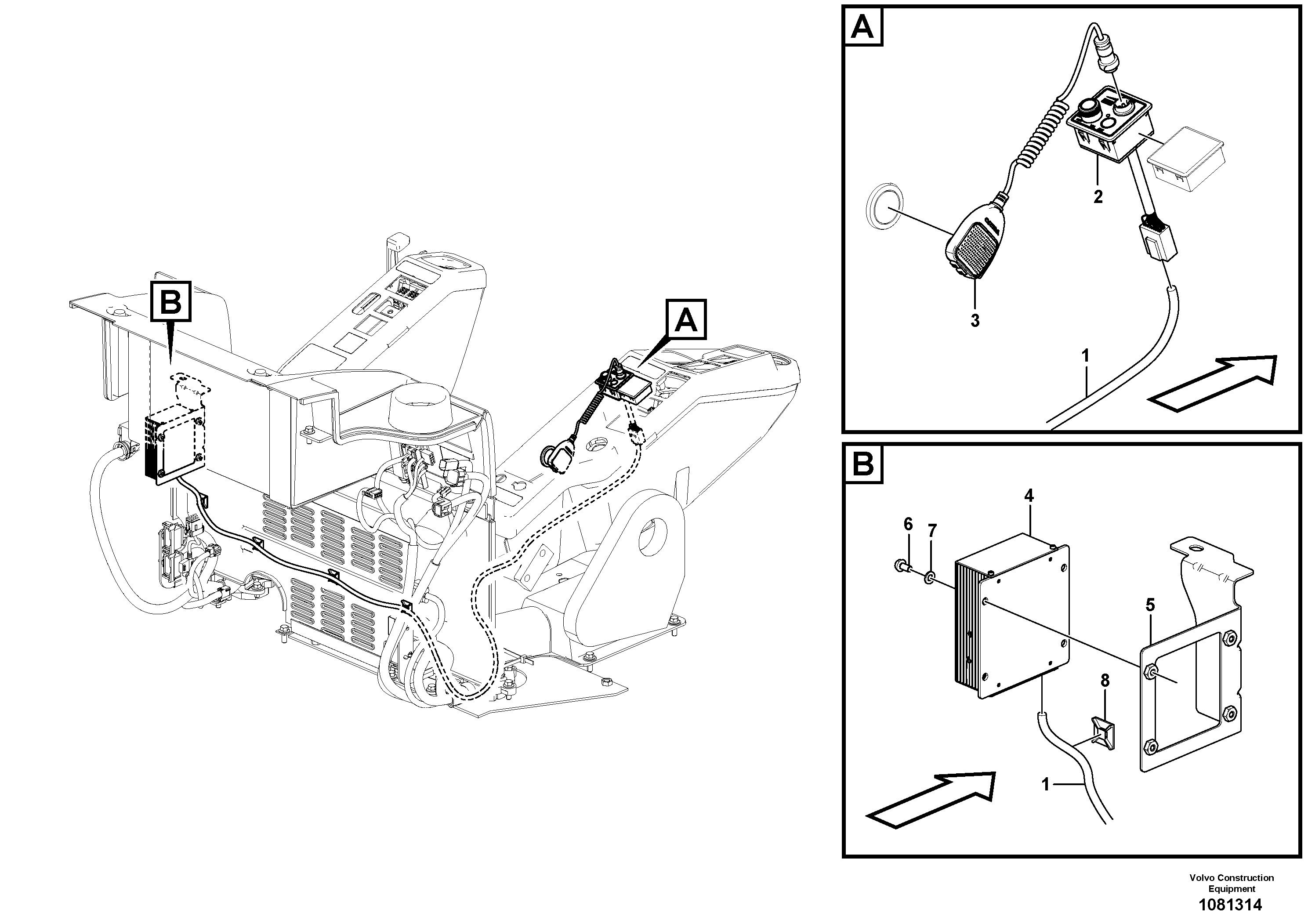 Seat frame VOE14675349 VOLVO