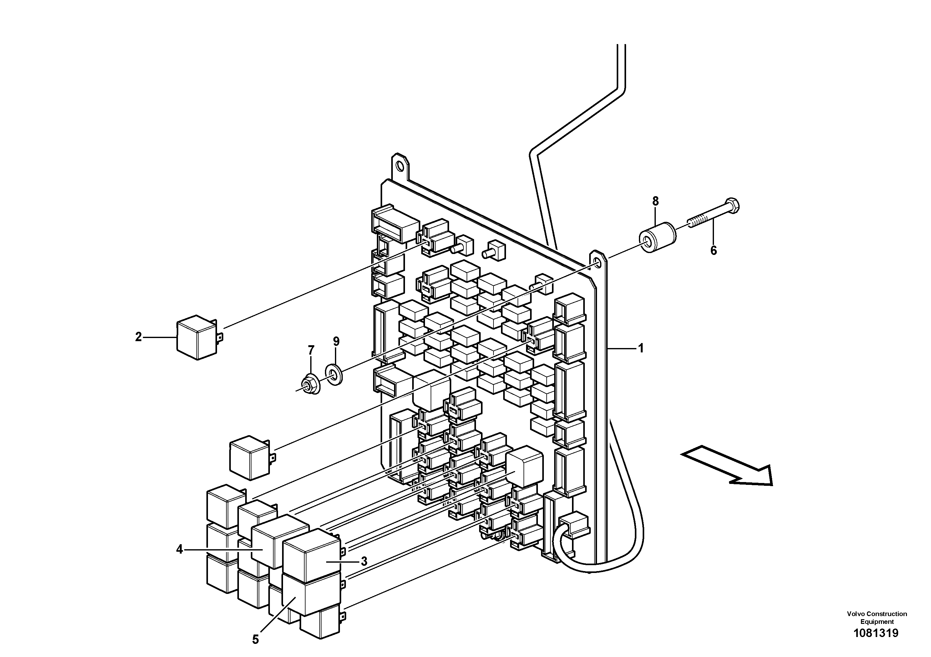 Expanding Screw VOE15214359 VOLVO