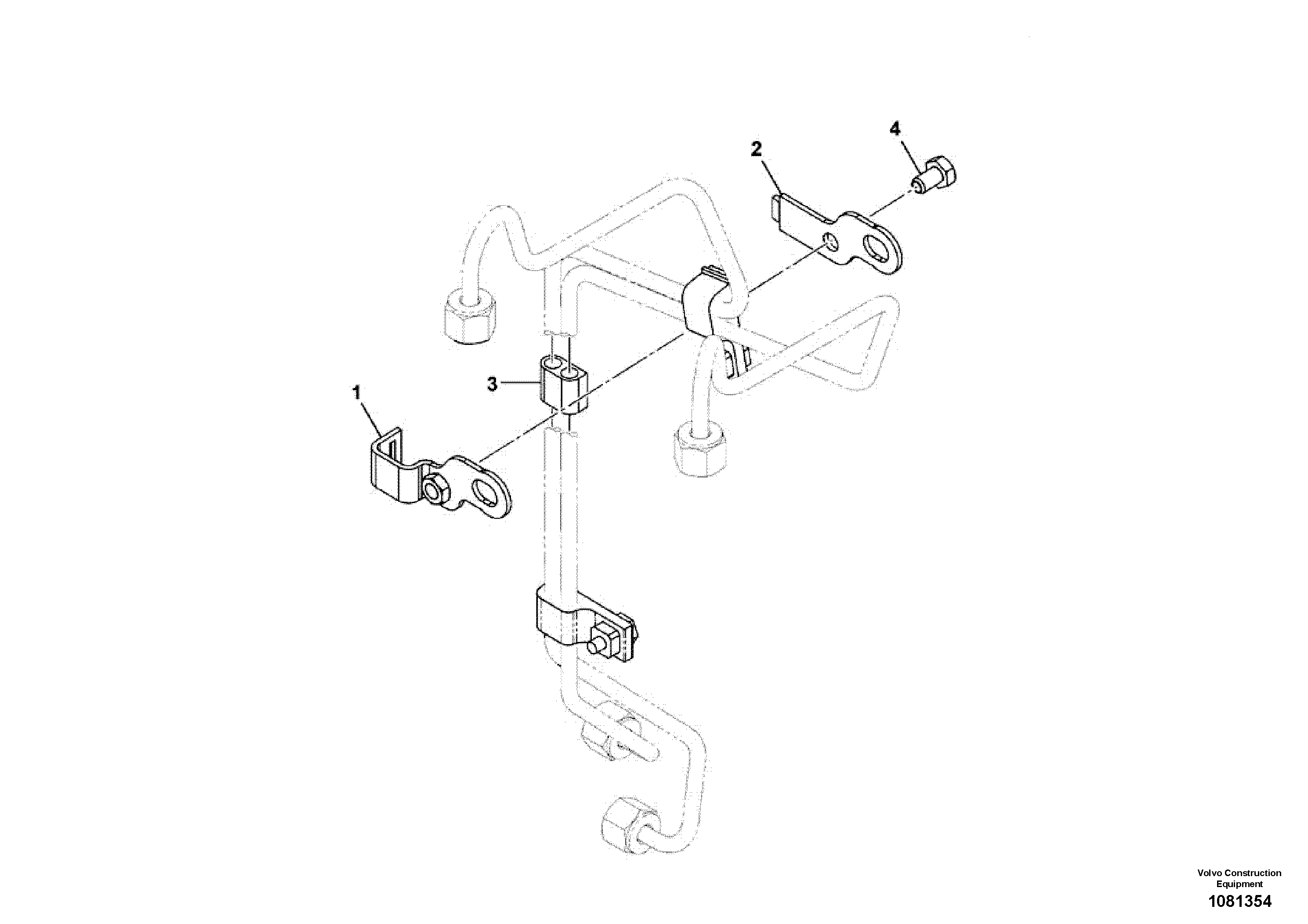 Seat frame VOE17447548 VOLVO