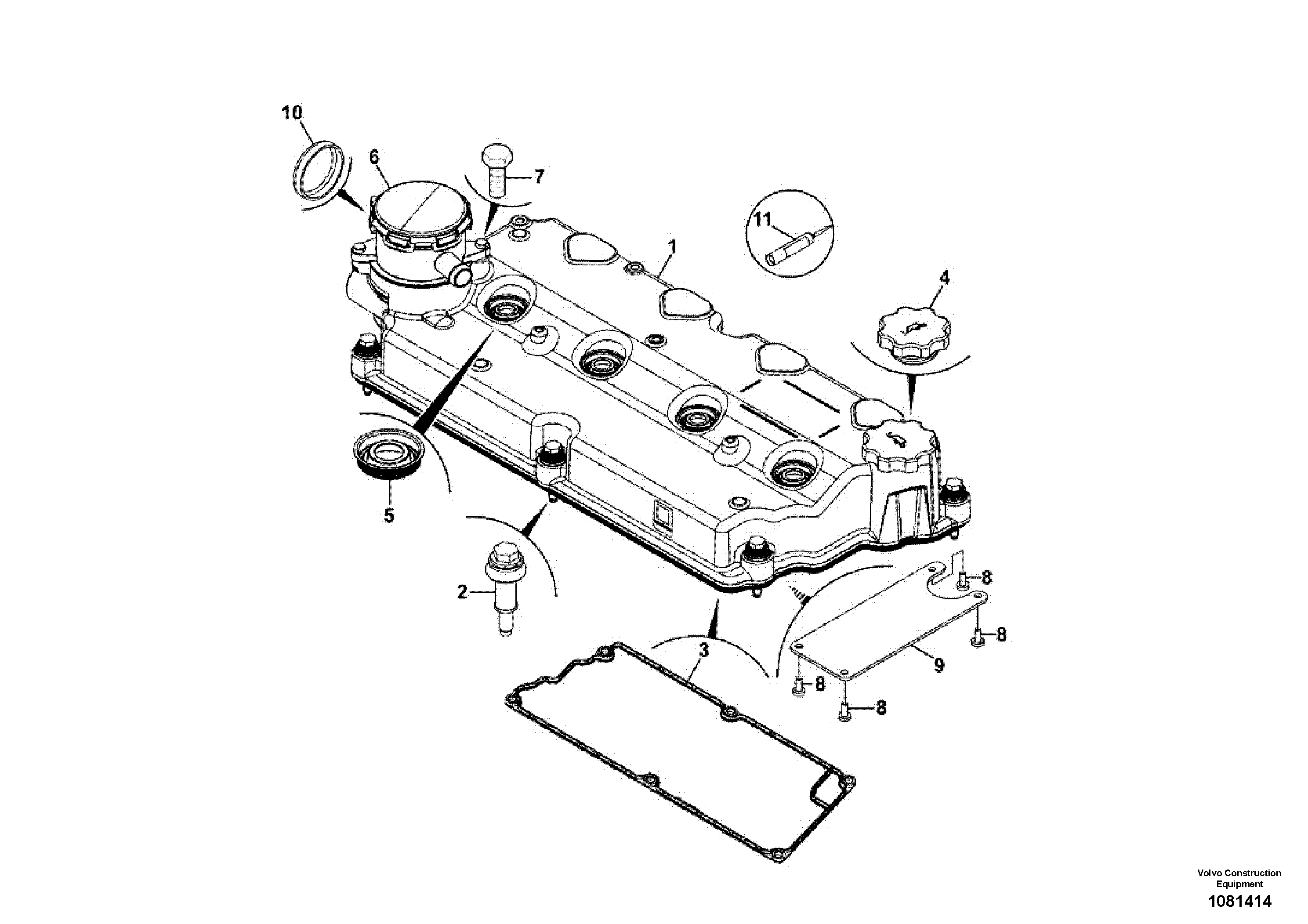 Hose coupling VOE17446871 VOLVO