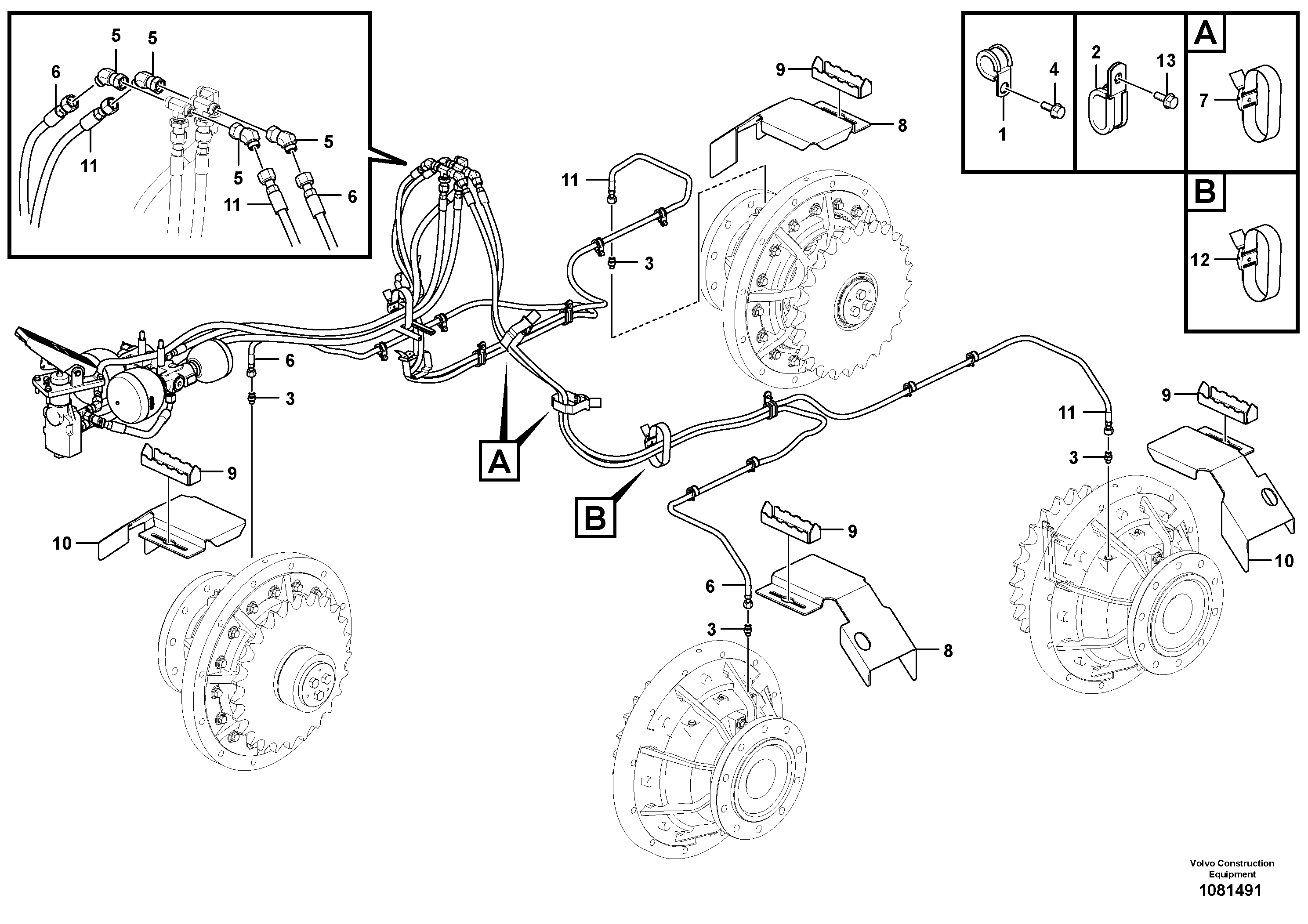 Timing gear casing VOE16244548 VOLVO