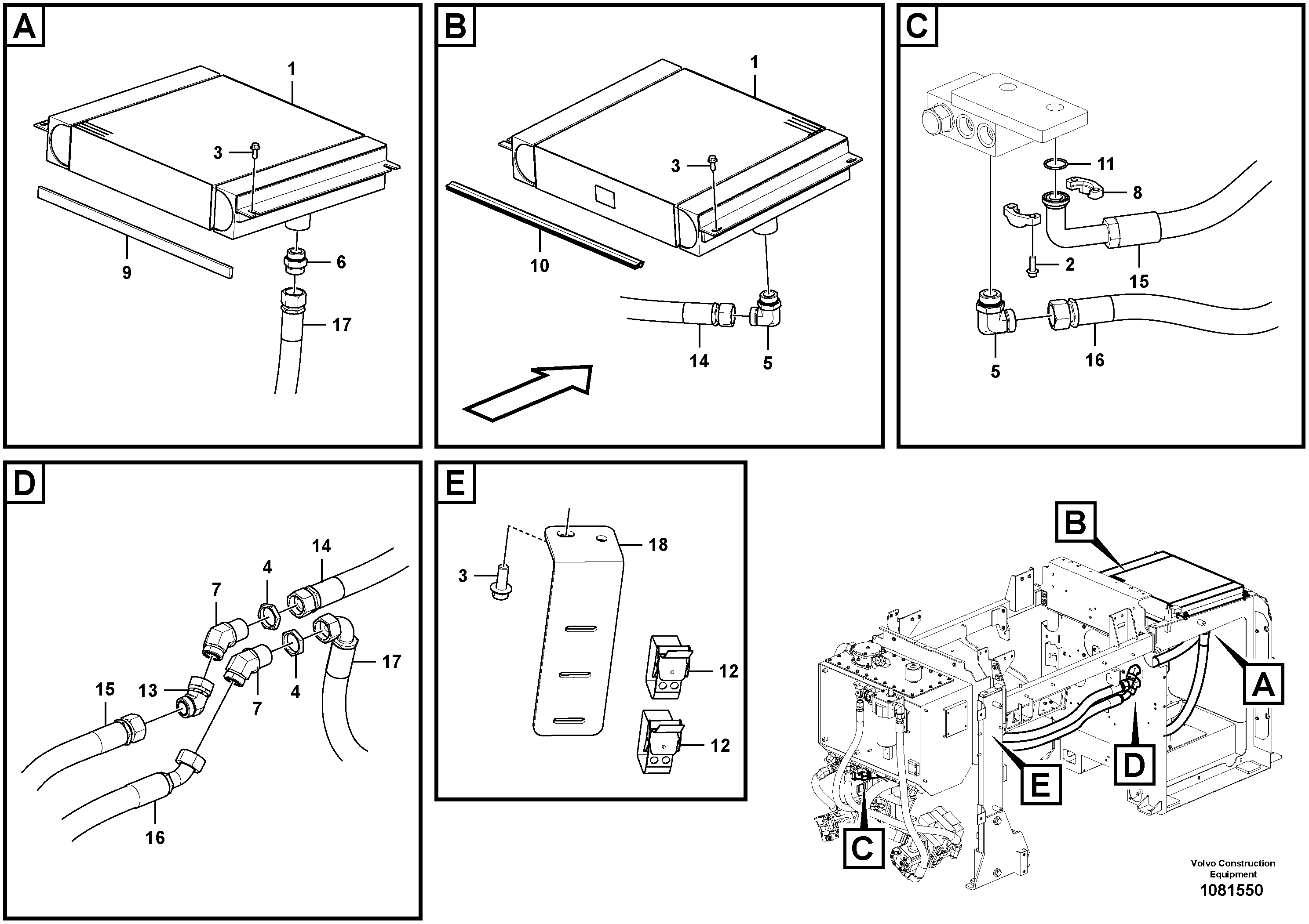 Timing gear casing VOE15420535 VOLVO