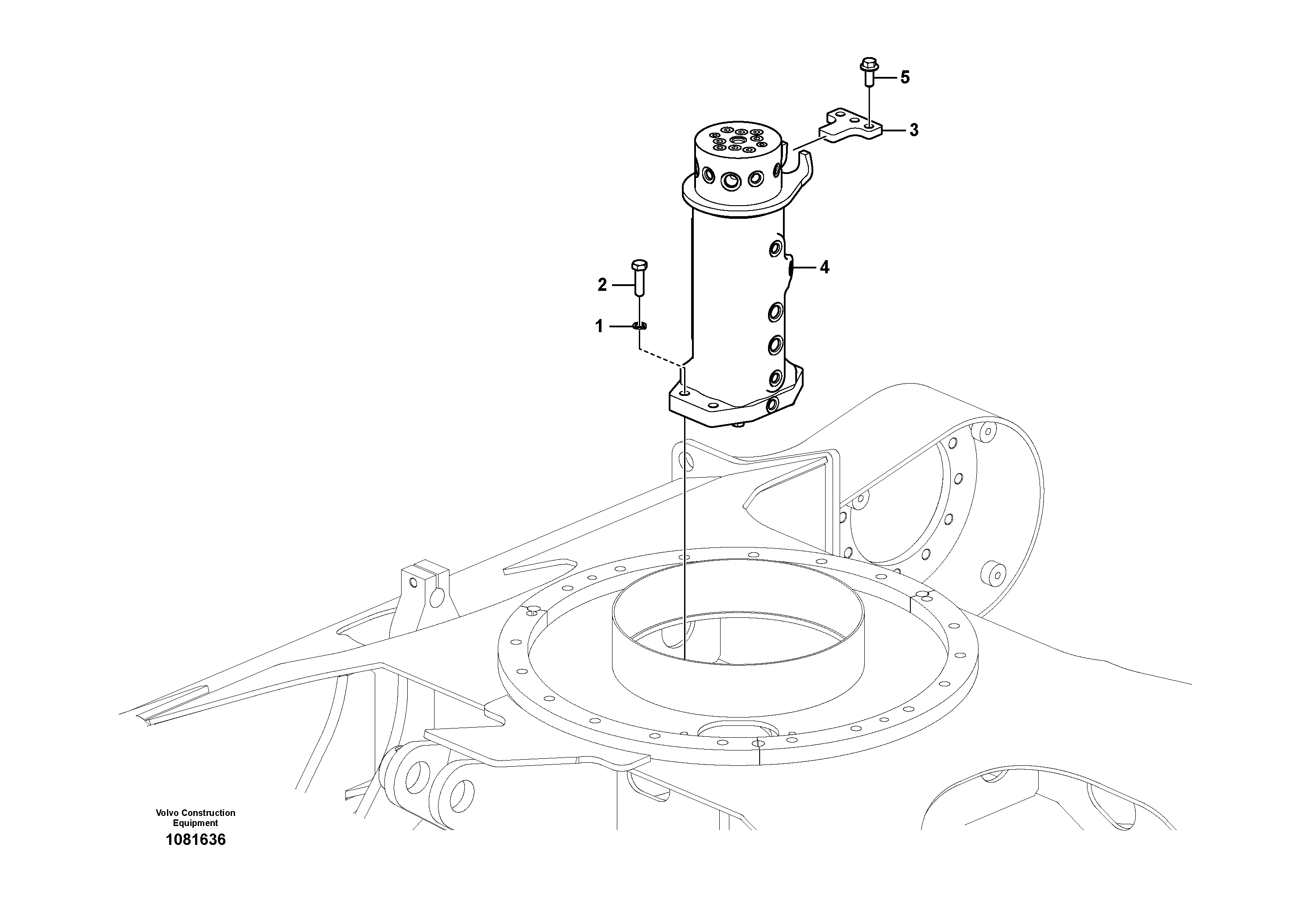 Seat frame VOE14680562 VOLVO
