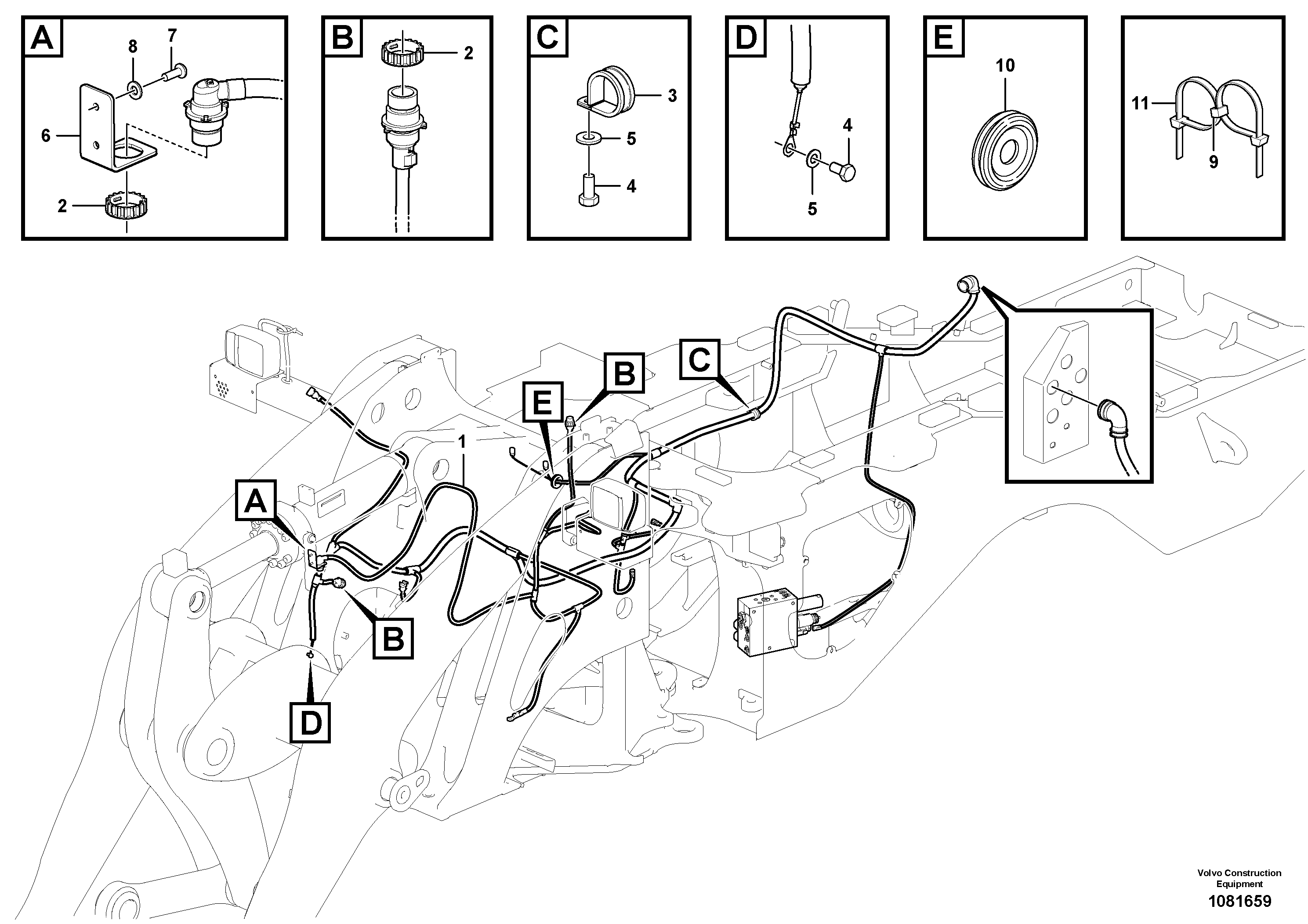 Seat frame VOE16039173 VOLVO
