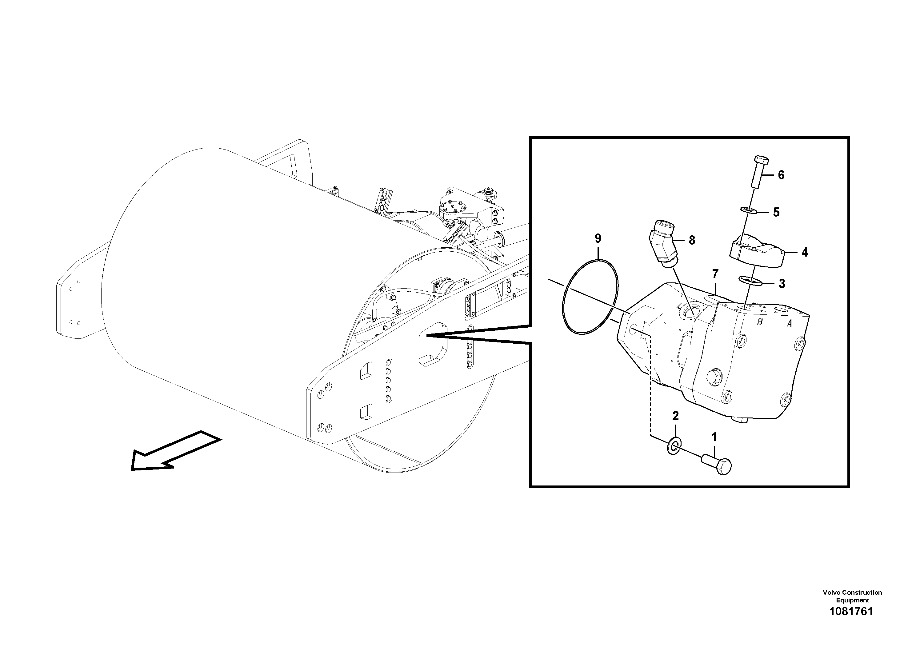 Opr Cylinder VOE12815865 VOLVO