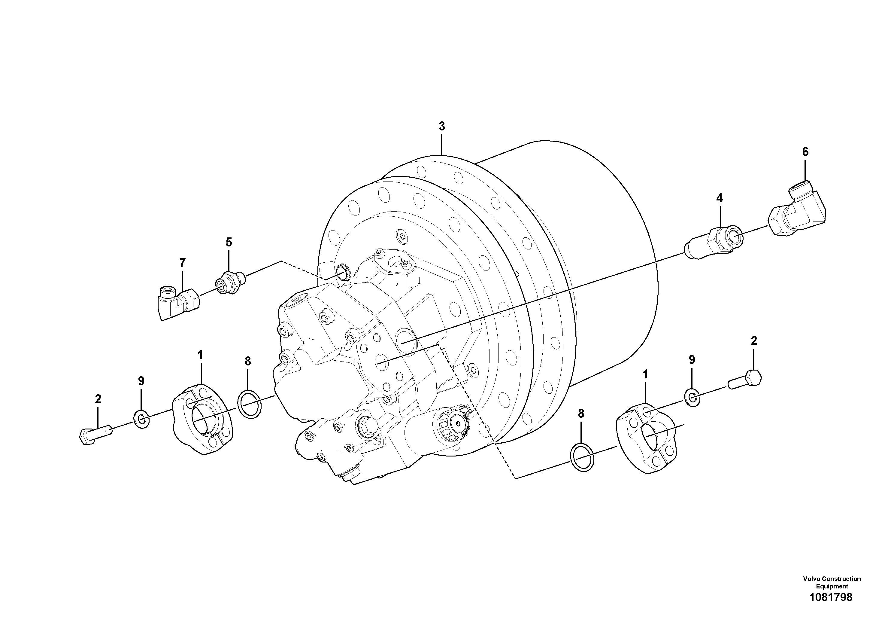 Opr Cylinder VOE12815862 VOLVO