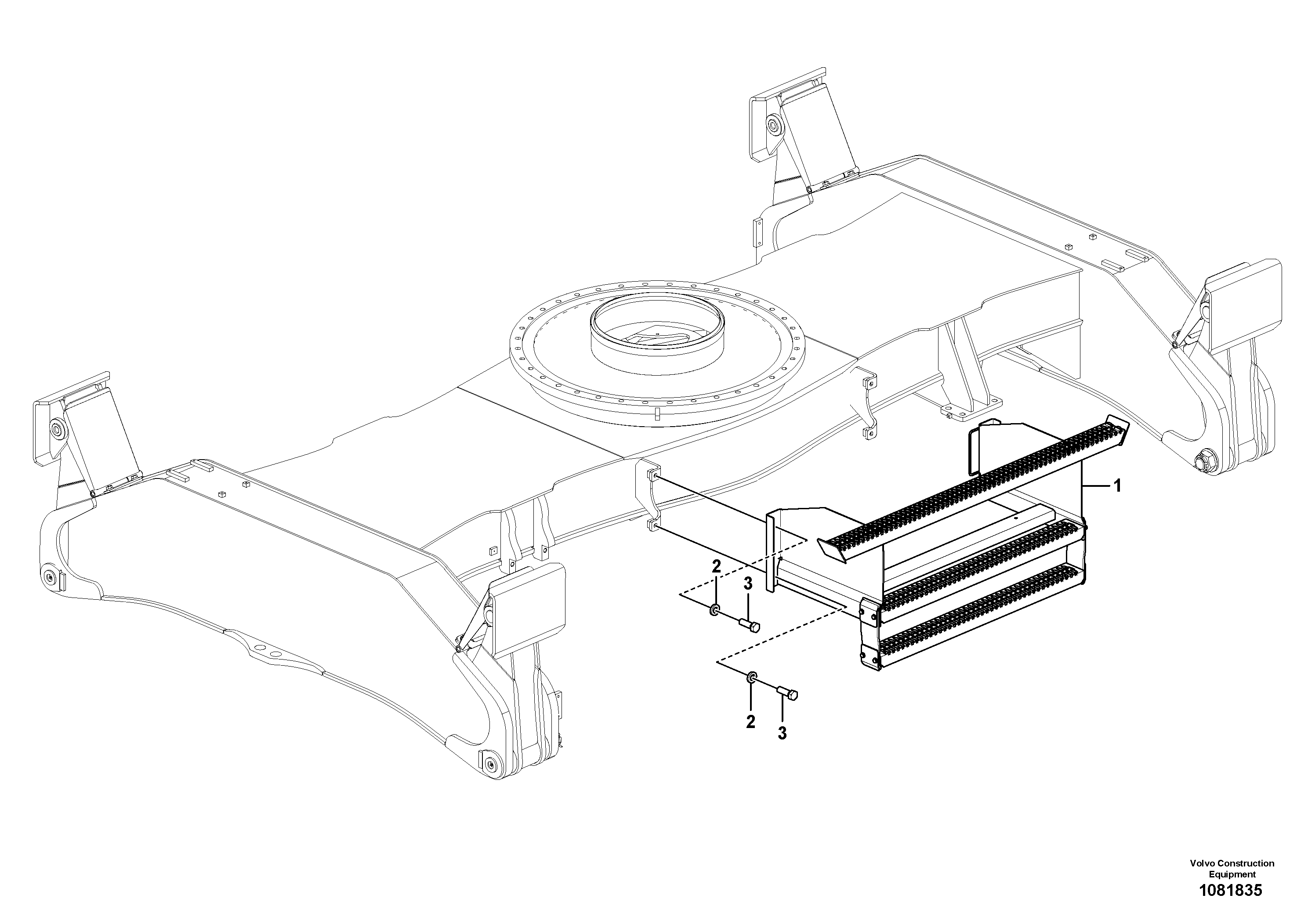 Pedal bracket R.h. VOE14600685 VOLVO