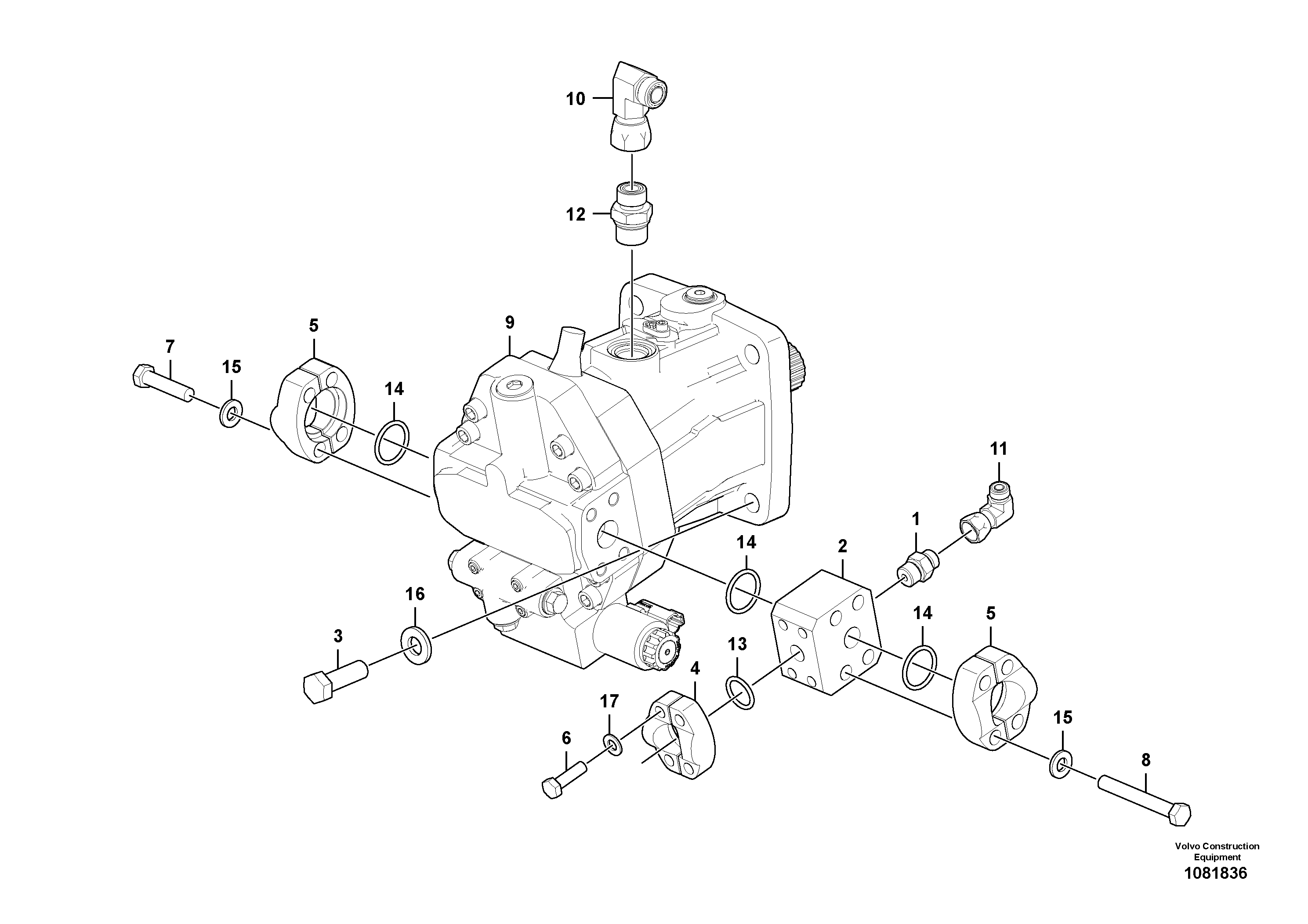Opr Cylinder VOE12815867 VOLVO