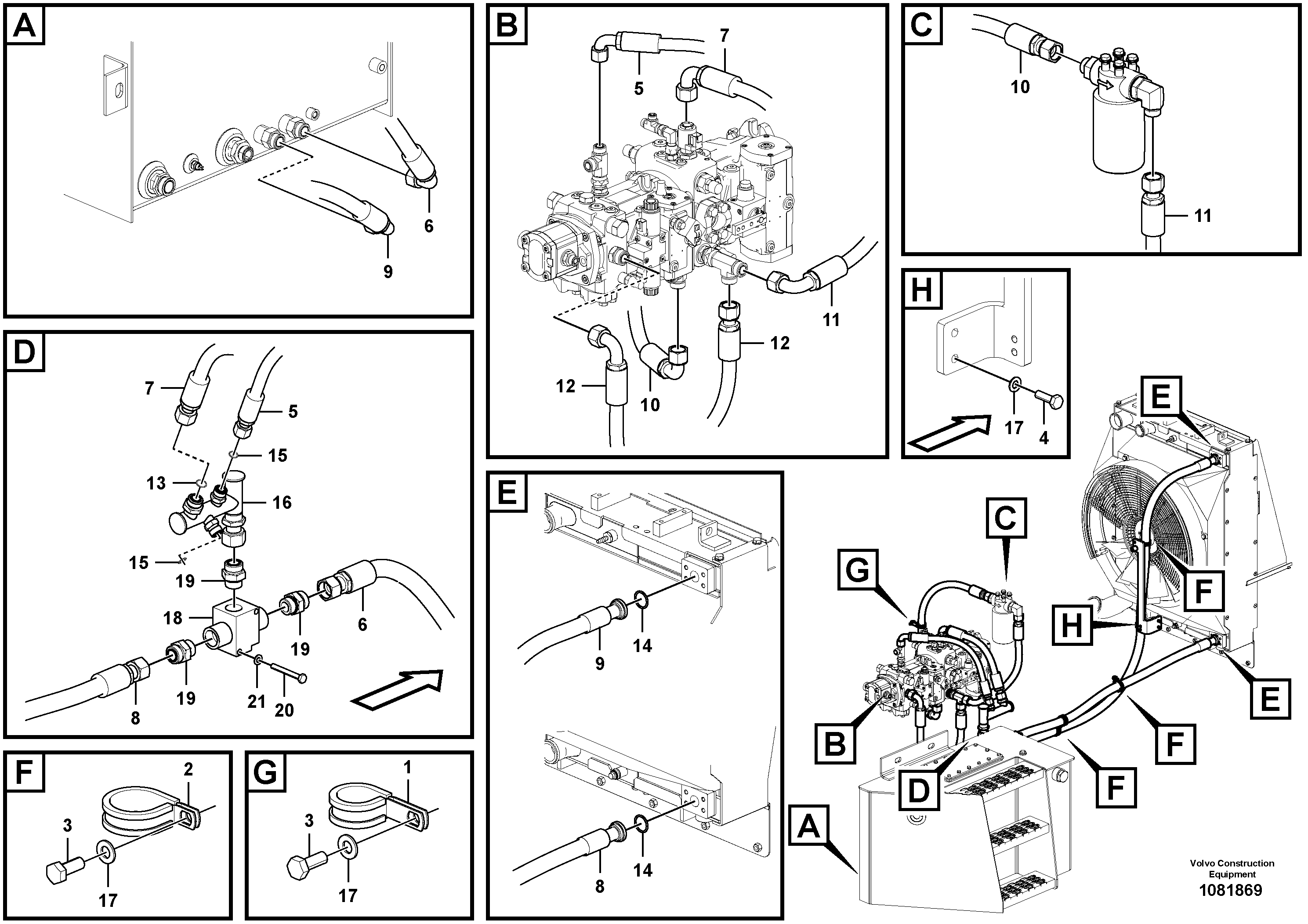 Timing gear casing VOE15801097 VOLVO