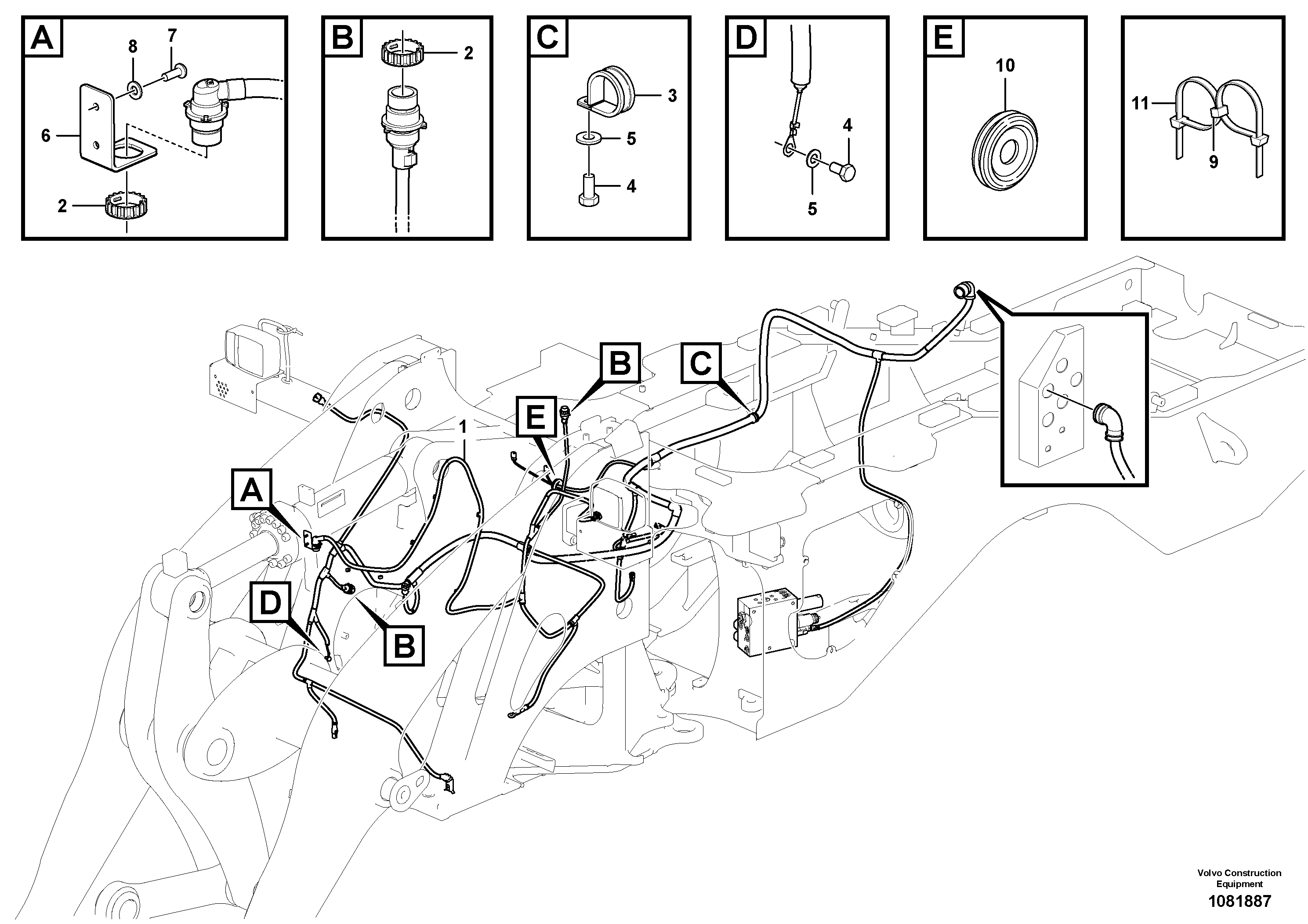 Support Leg VOE16047726 VOLVO