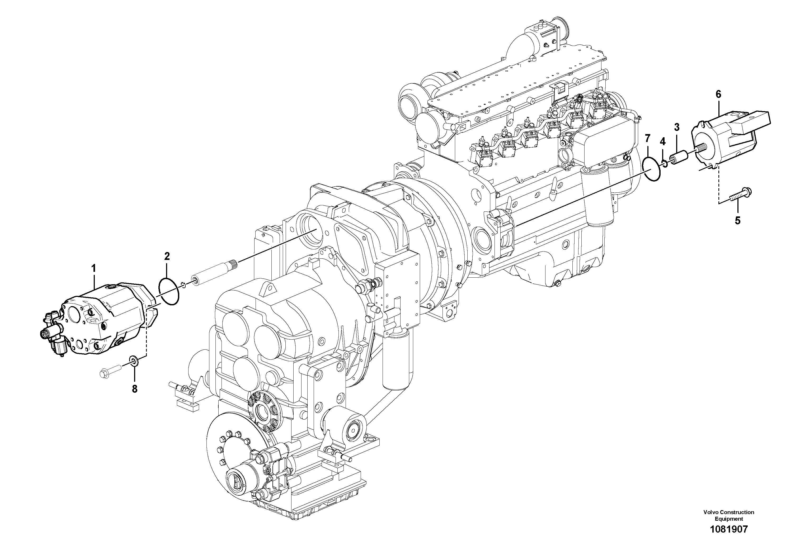 Dr Wheel Drum VOE16032668 VOLVO