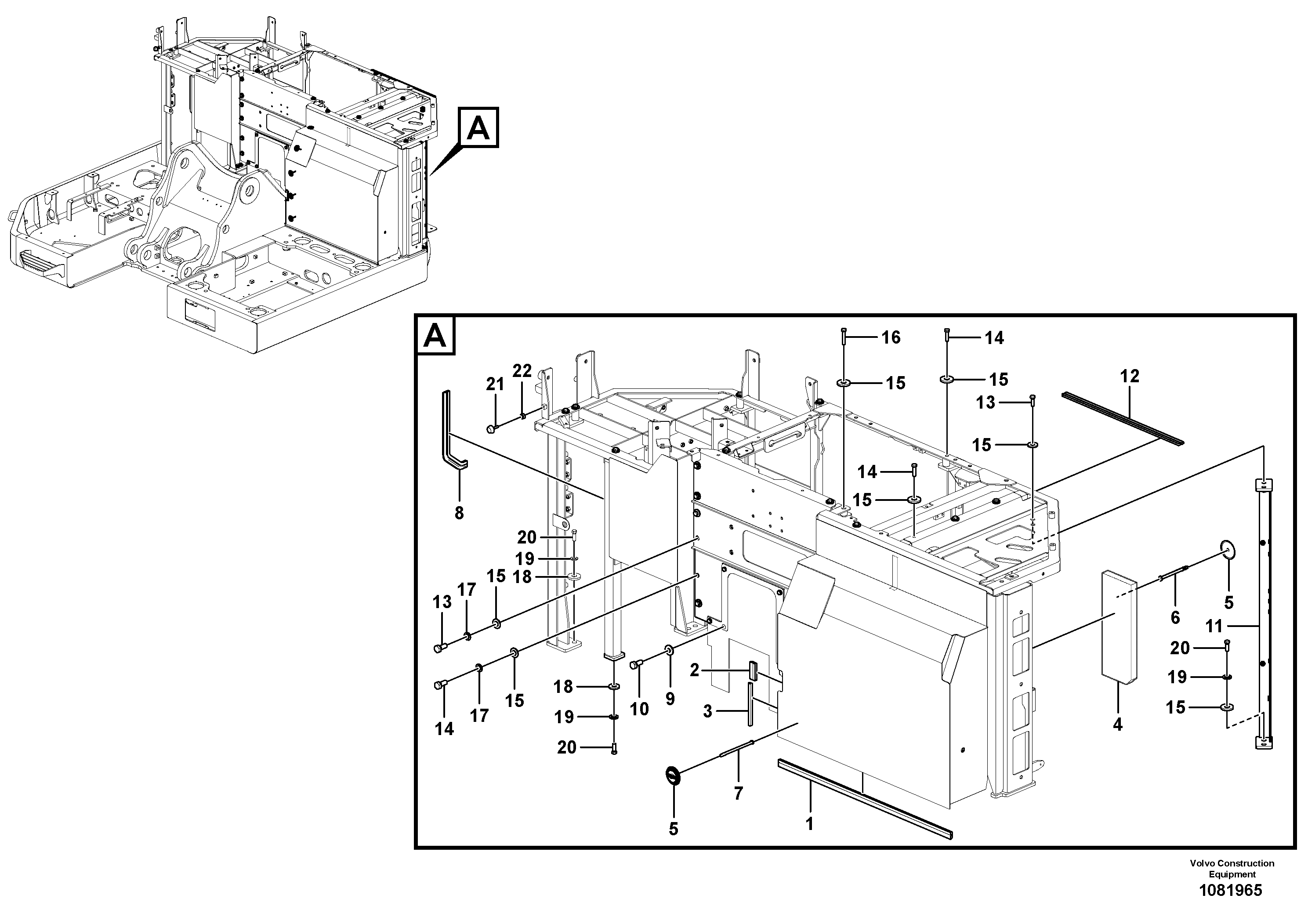 Rec.housing VOE14700361 VOLVO