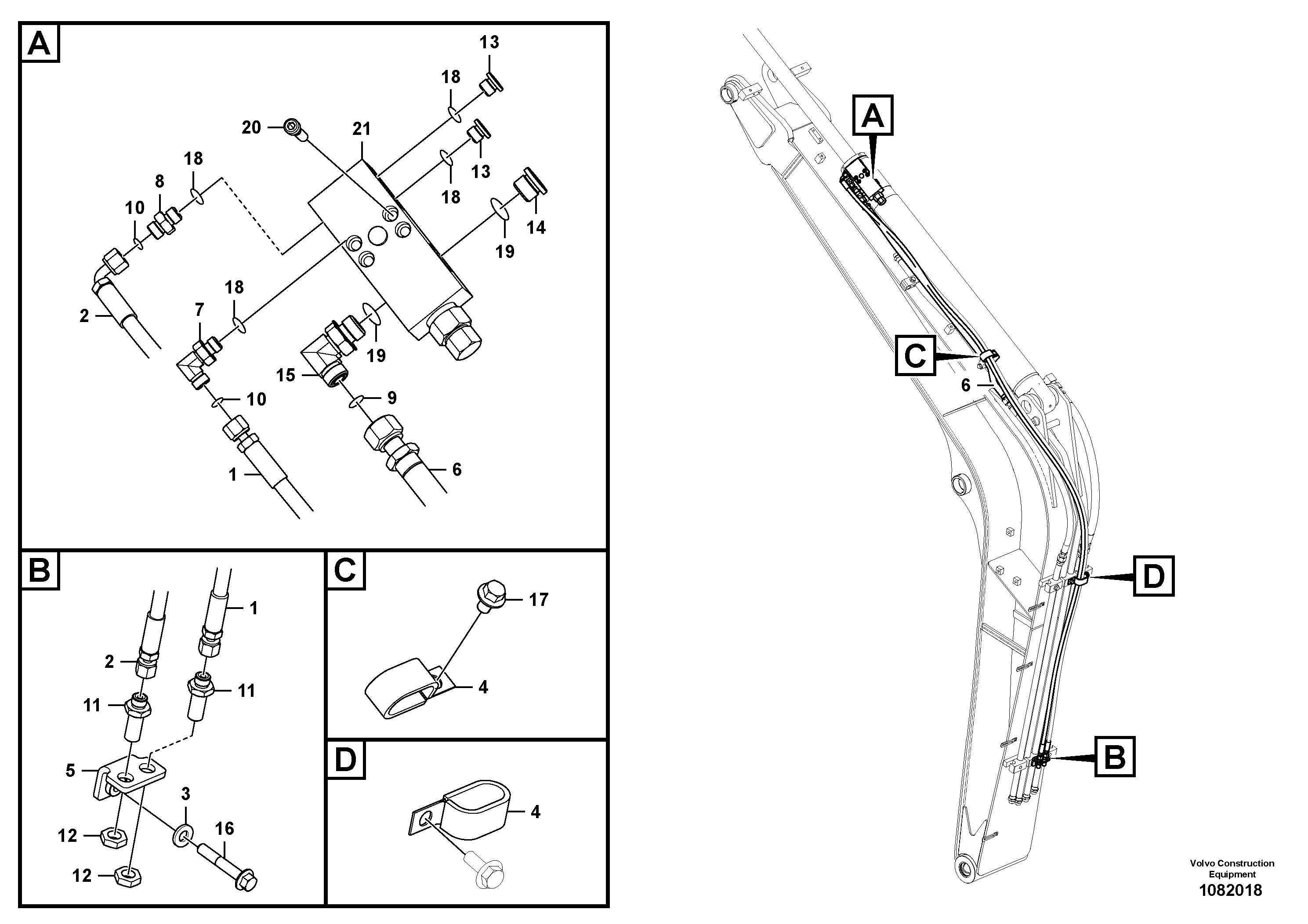 Timing gear casing VOE14701333 VOLVO